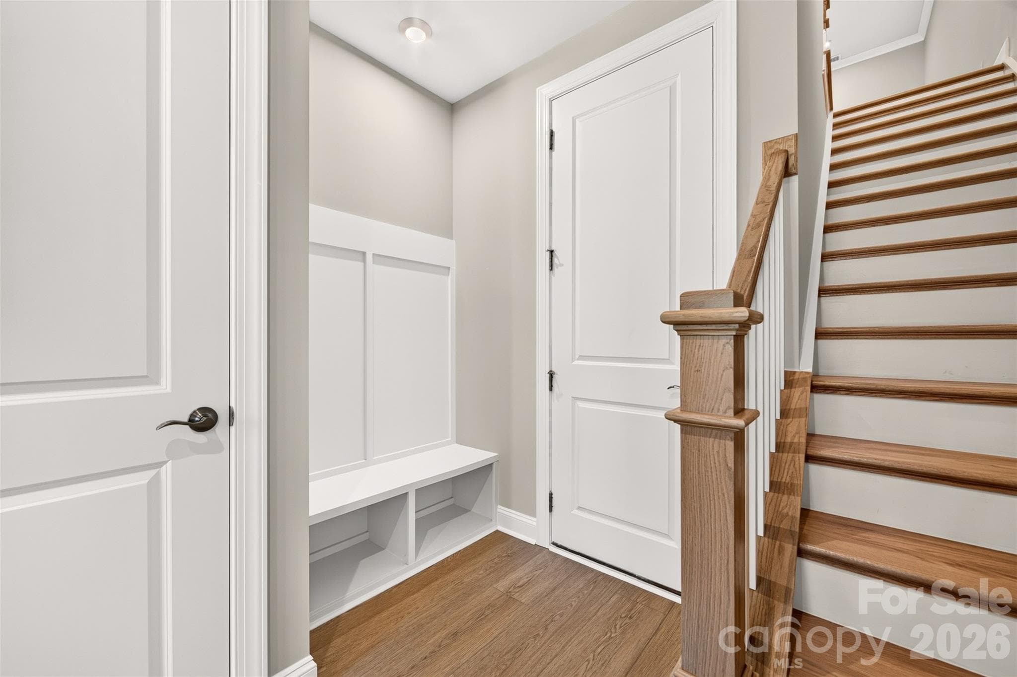 Drop zone in the foyer near the garage entrance - 6008 Yellow Buckeye Drive, Charlotte