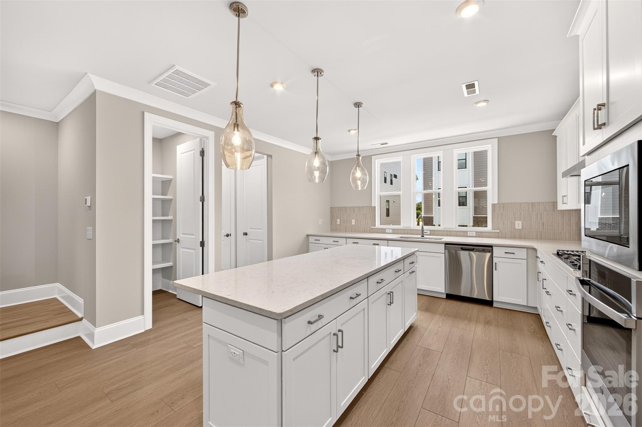Light filled gourmet kitchen - 6008 Yellow Buckeye Drive, Charlotte