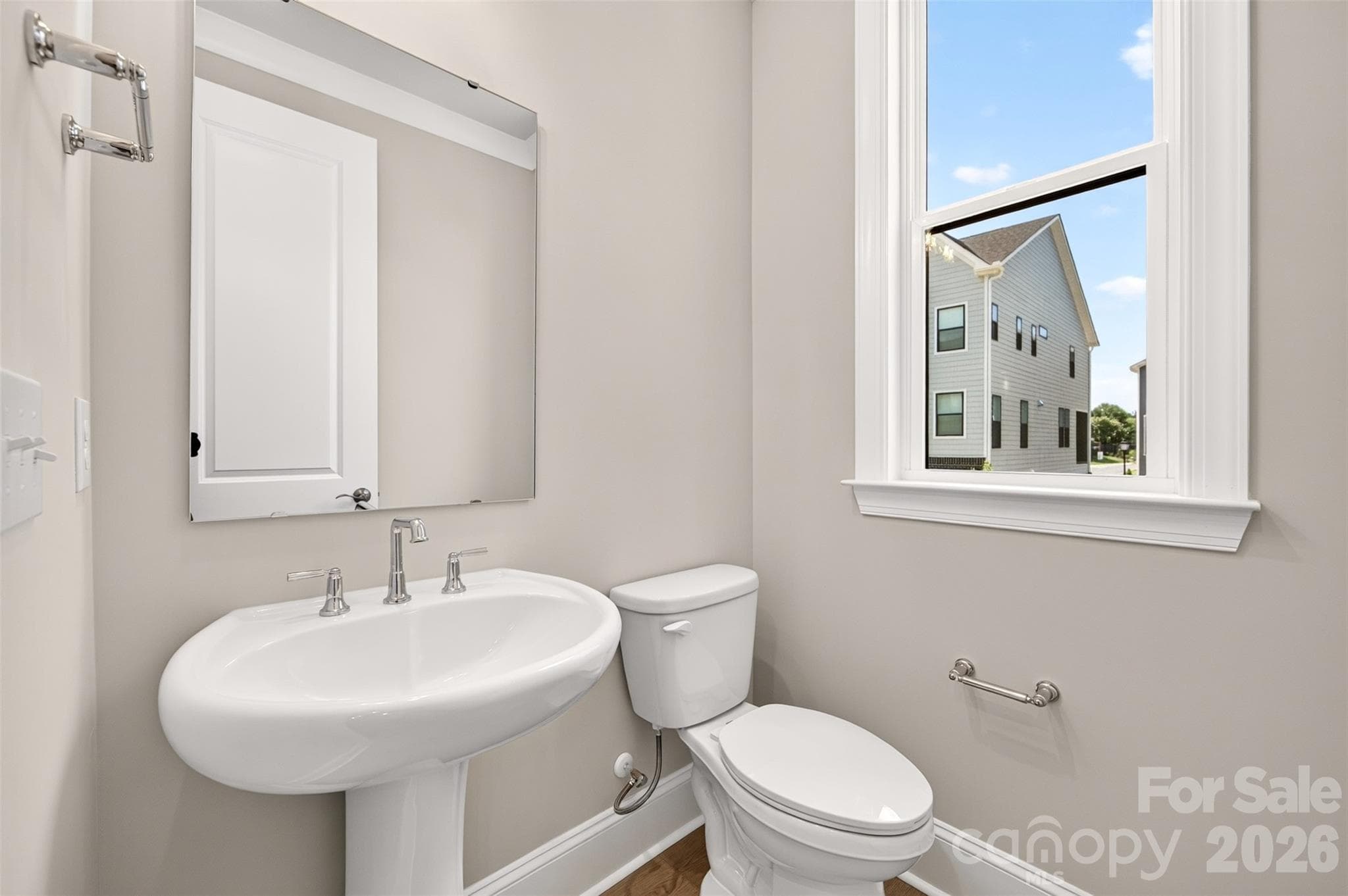 Second floor powder room - 6008 Yellow Buckeye Drive, Charlotte