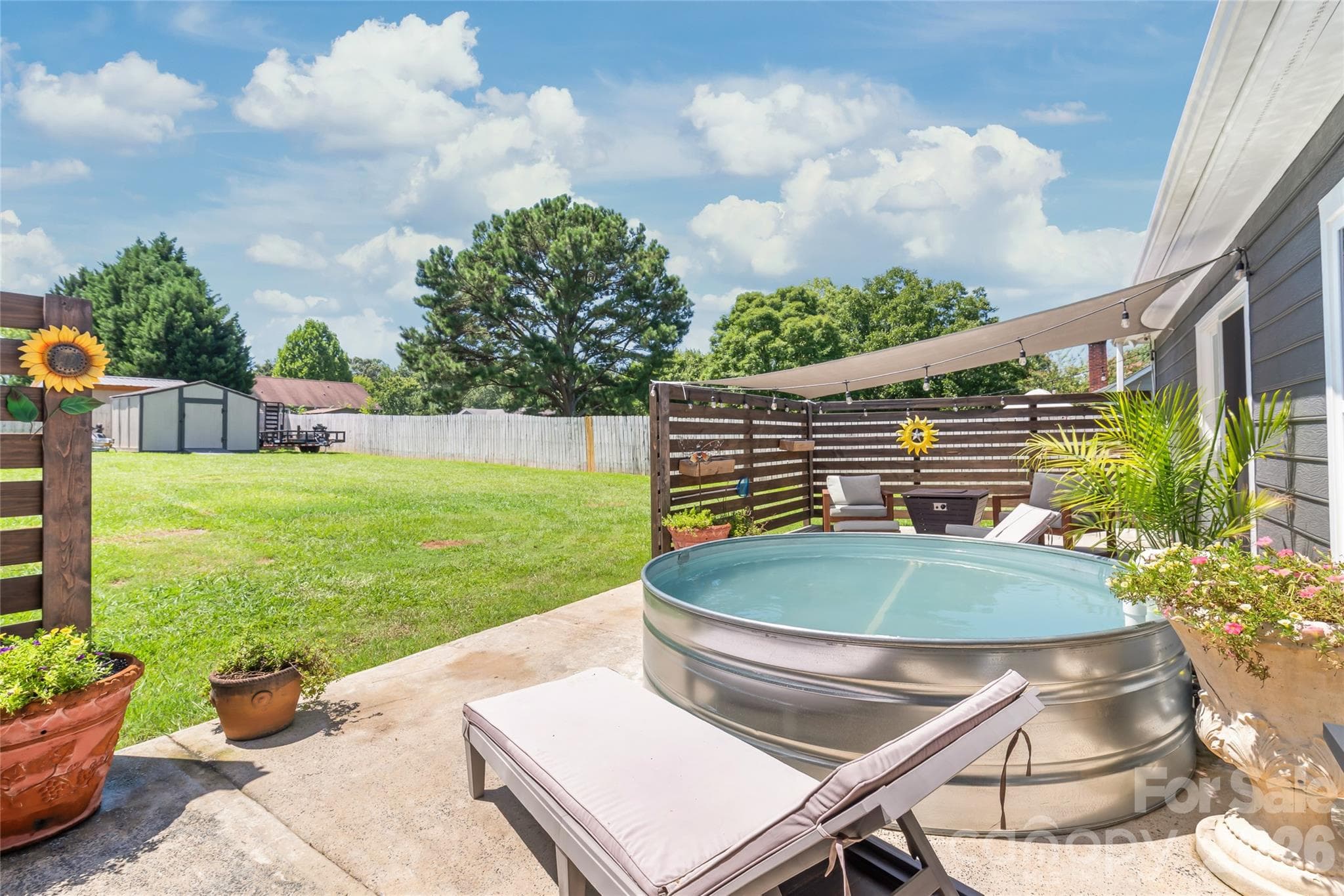 extra large patio is perfect to enjoy the afternoon or entertaining friends - 2241 Indian Cross Trail, Matthews