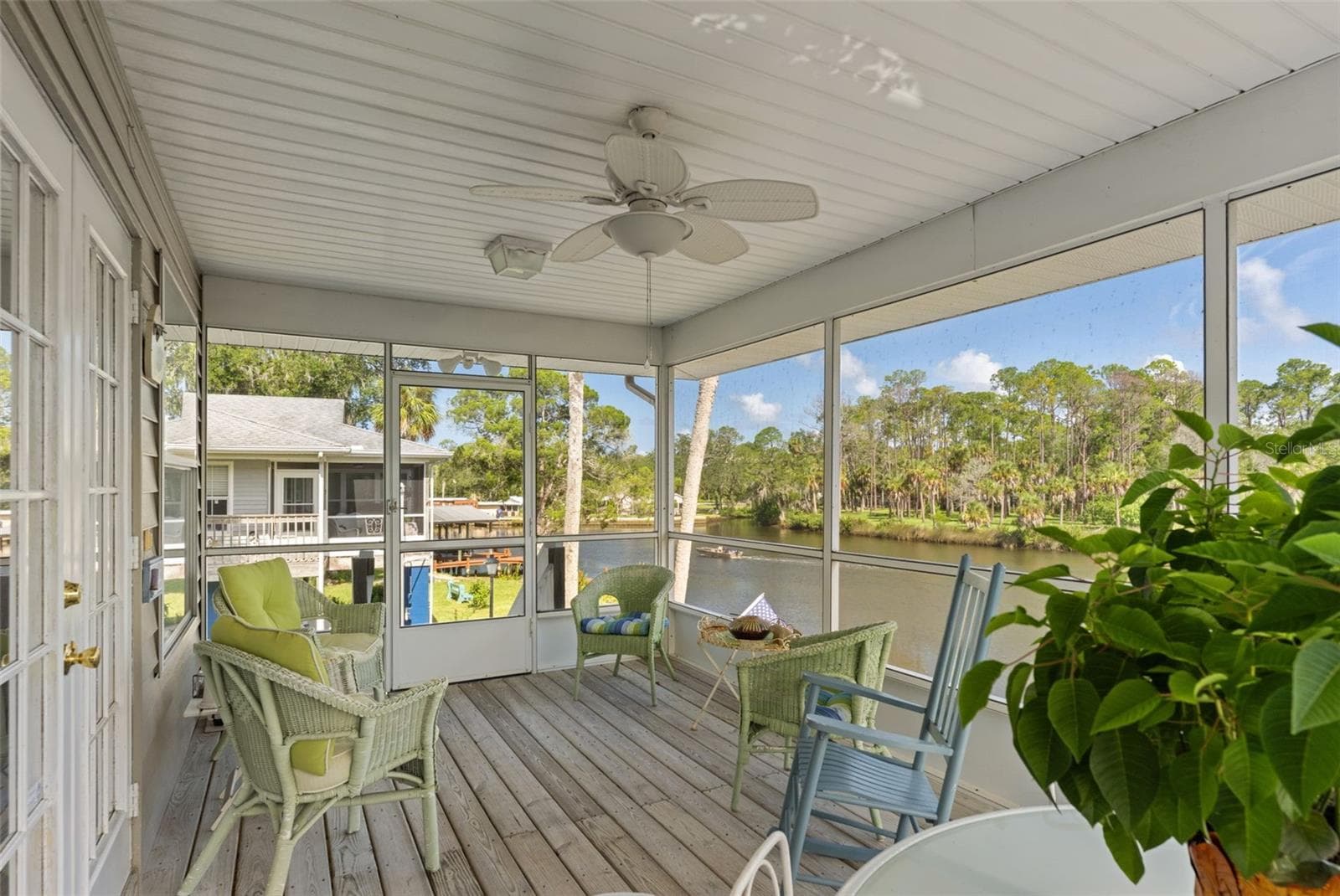 back porch - 5350 FELKER DR, WEEKI WACHEE