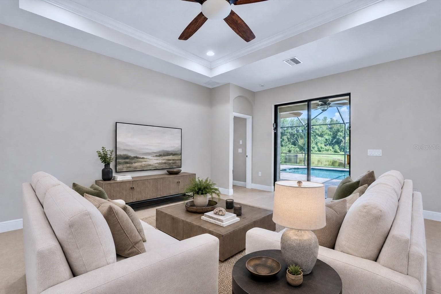 Light-Filled Living Area - 8454 MAY PORT CT, LAND O LAKES