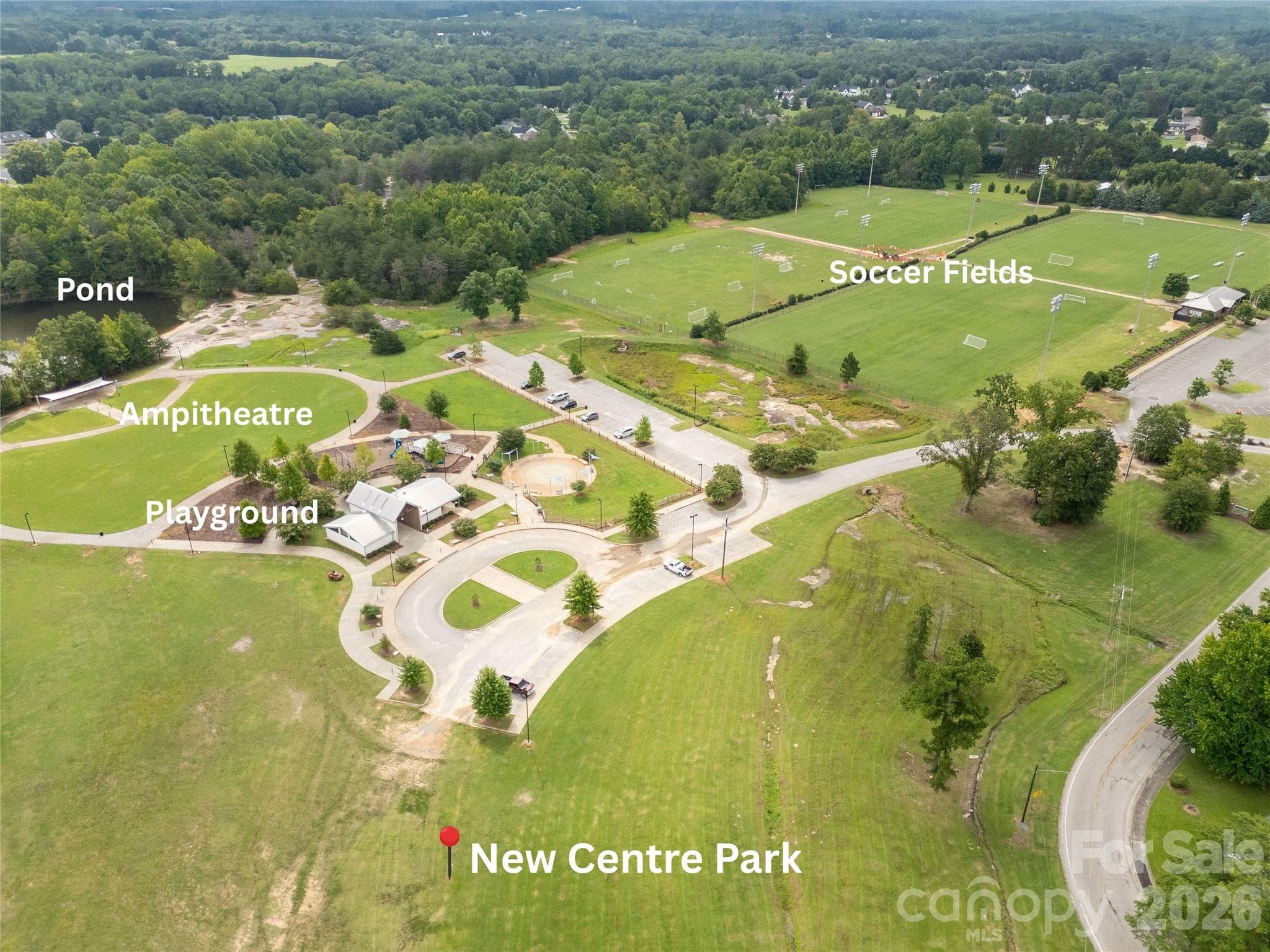 New Centre Park Aerial - 901 Clover Park Drive, Clover