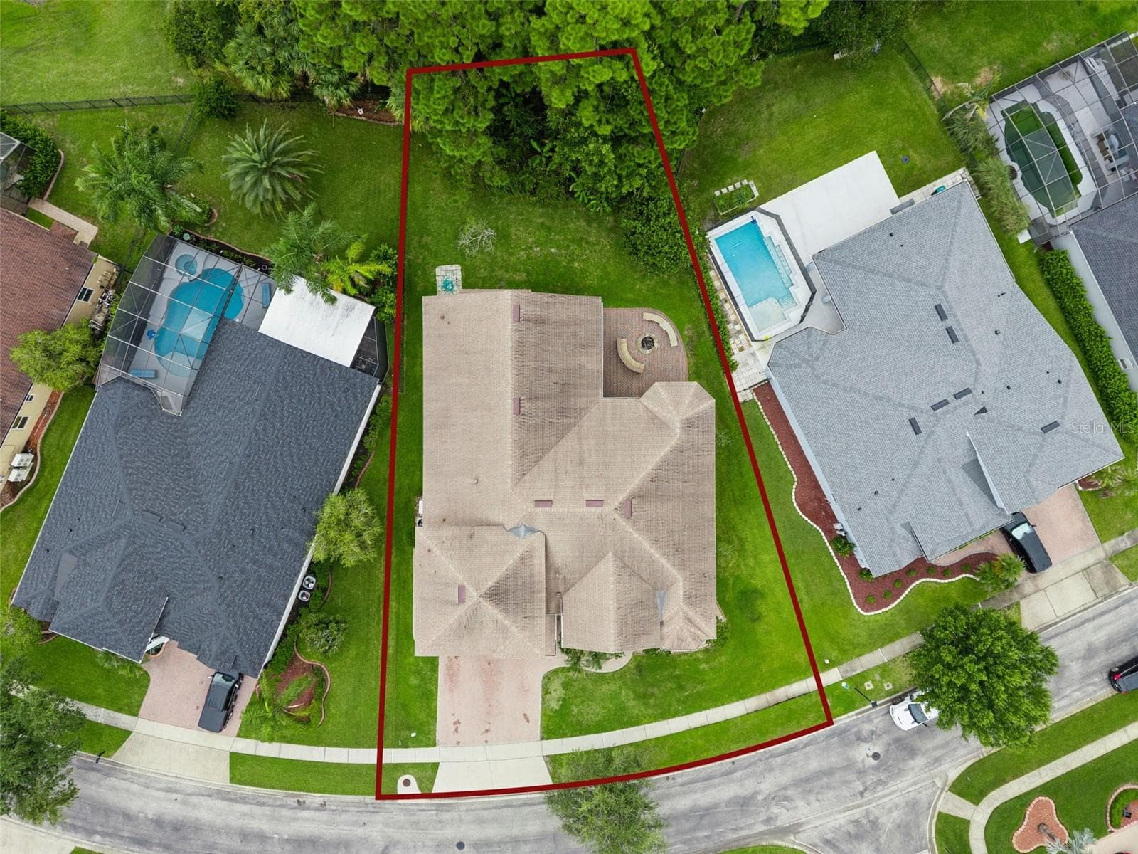 Aerial View - 2436 FAWNLAKE TRL, ORLANDO