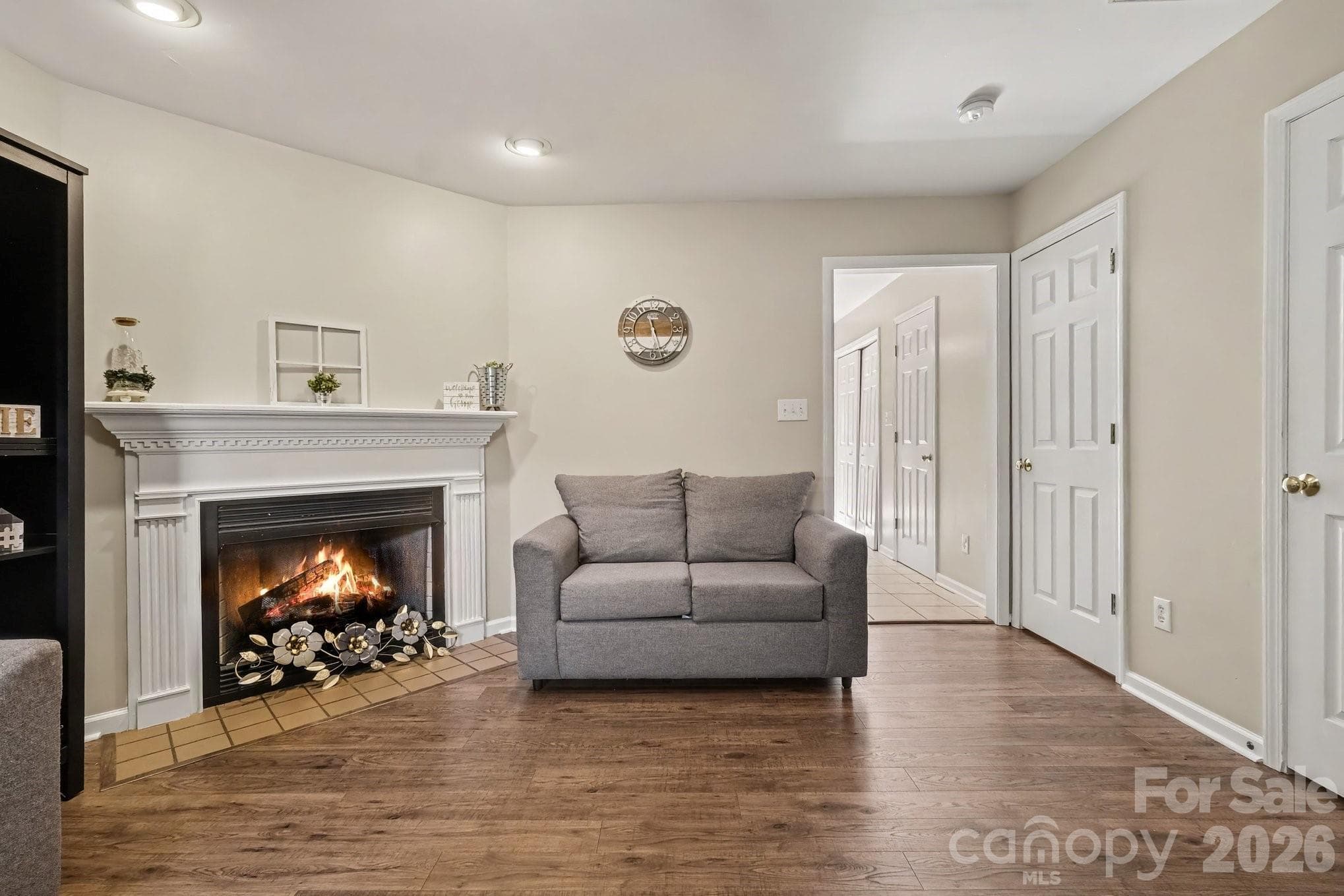 Living Room Fireplace Virtually Enhanced - 2240 15th Avenue NE, Hickory