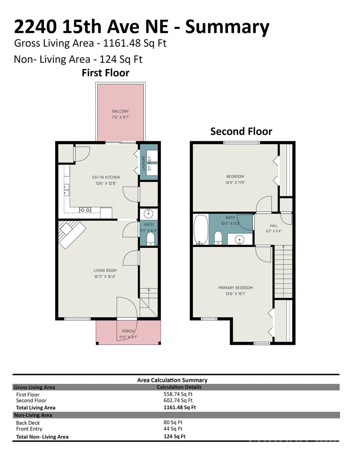 Floor Plan - 2240 15th Avenue NE, Hickory