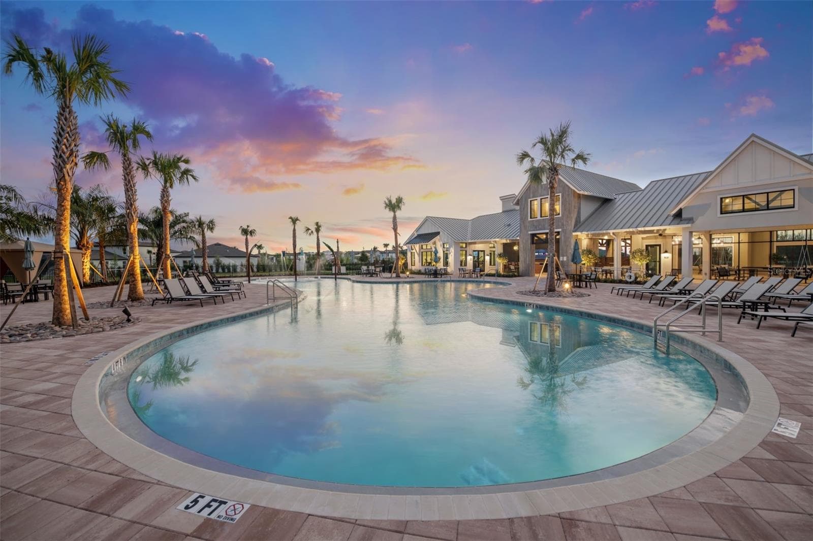 Resort Style Swimming Pool - 6586 ASBURY BARNES ST, WESLEY CHAPEL