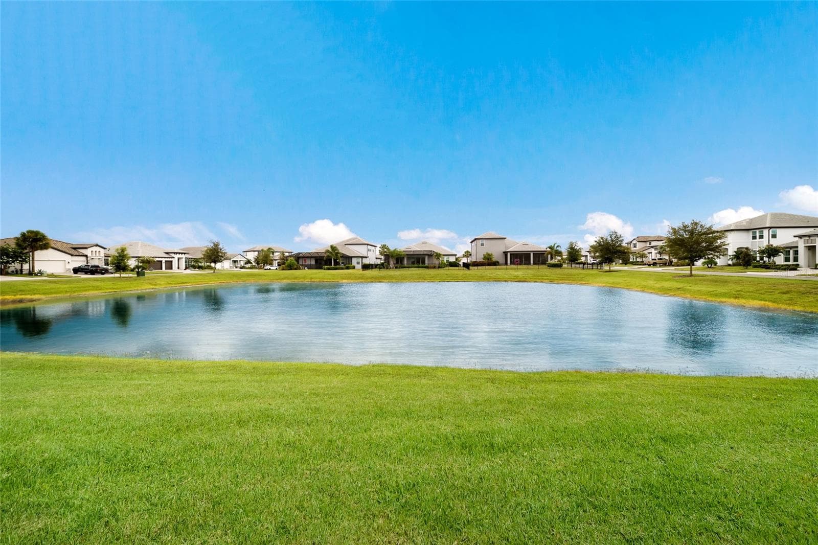 Backyard Pond View - 4811 HONEY DEW LN, BRADENTON