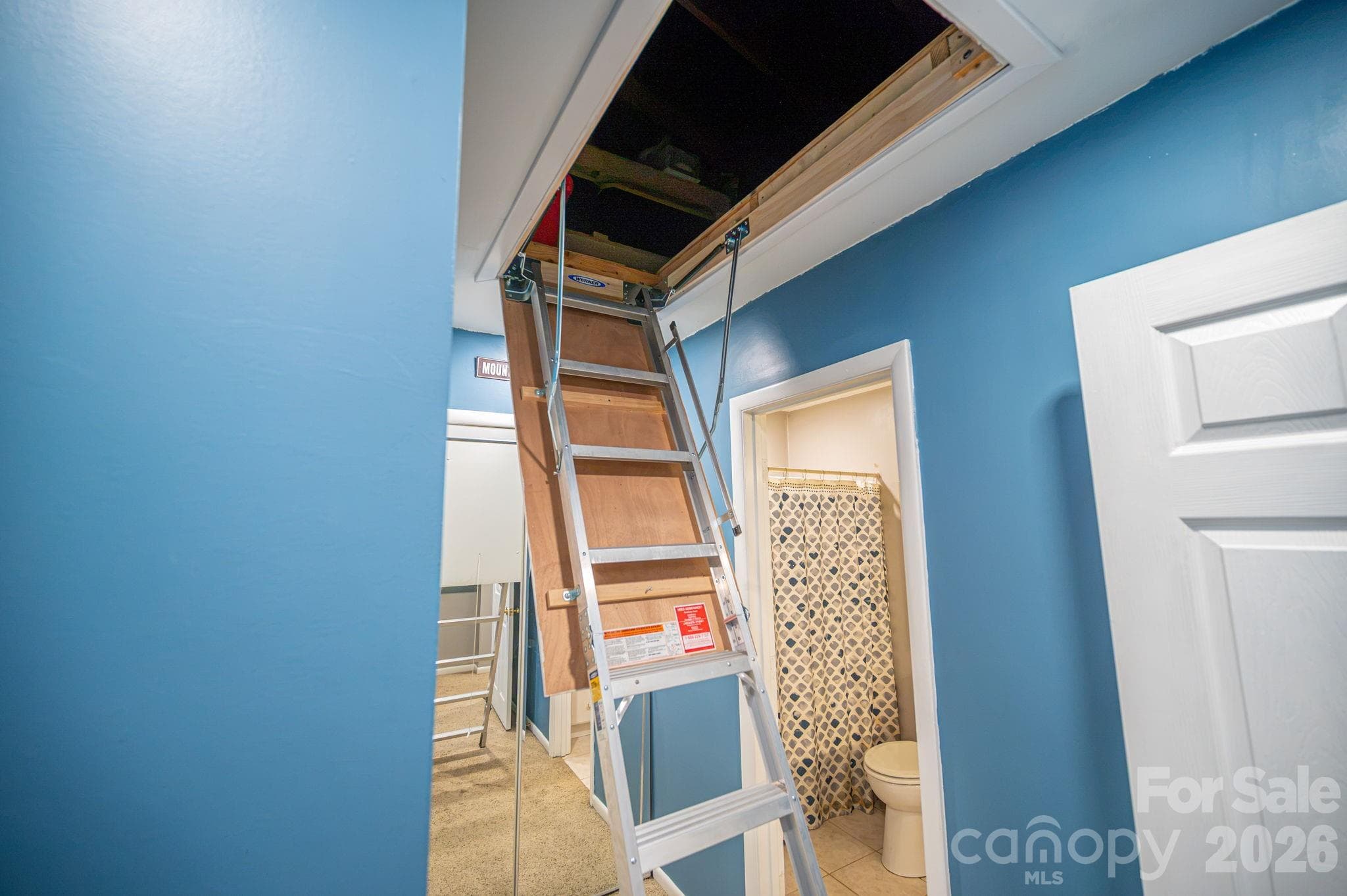 ATTIC TO STORAGE FULL FLOOR ADDED WITH LIGHTING - 182 Riverview Terrace, Clover