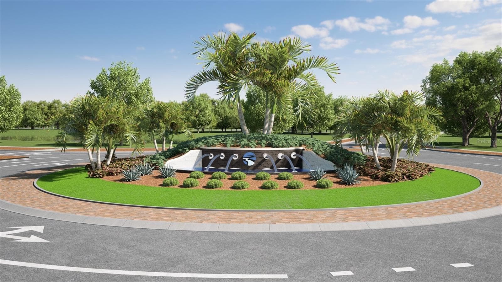 Riversong Fountain Roundabout - 5611 SYMPHONY SPRINGS TER, PARRISH