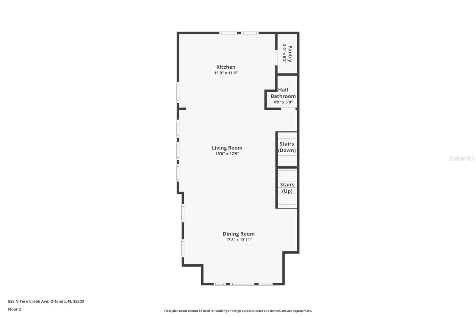 Townhouse at 555 N FERN CREEK AVE #1, ORLANDO, photo 21 of 24