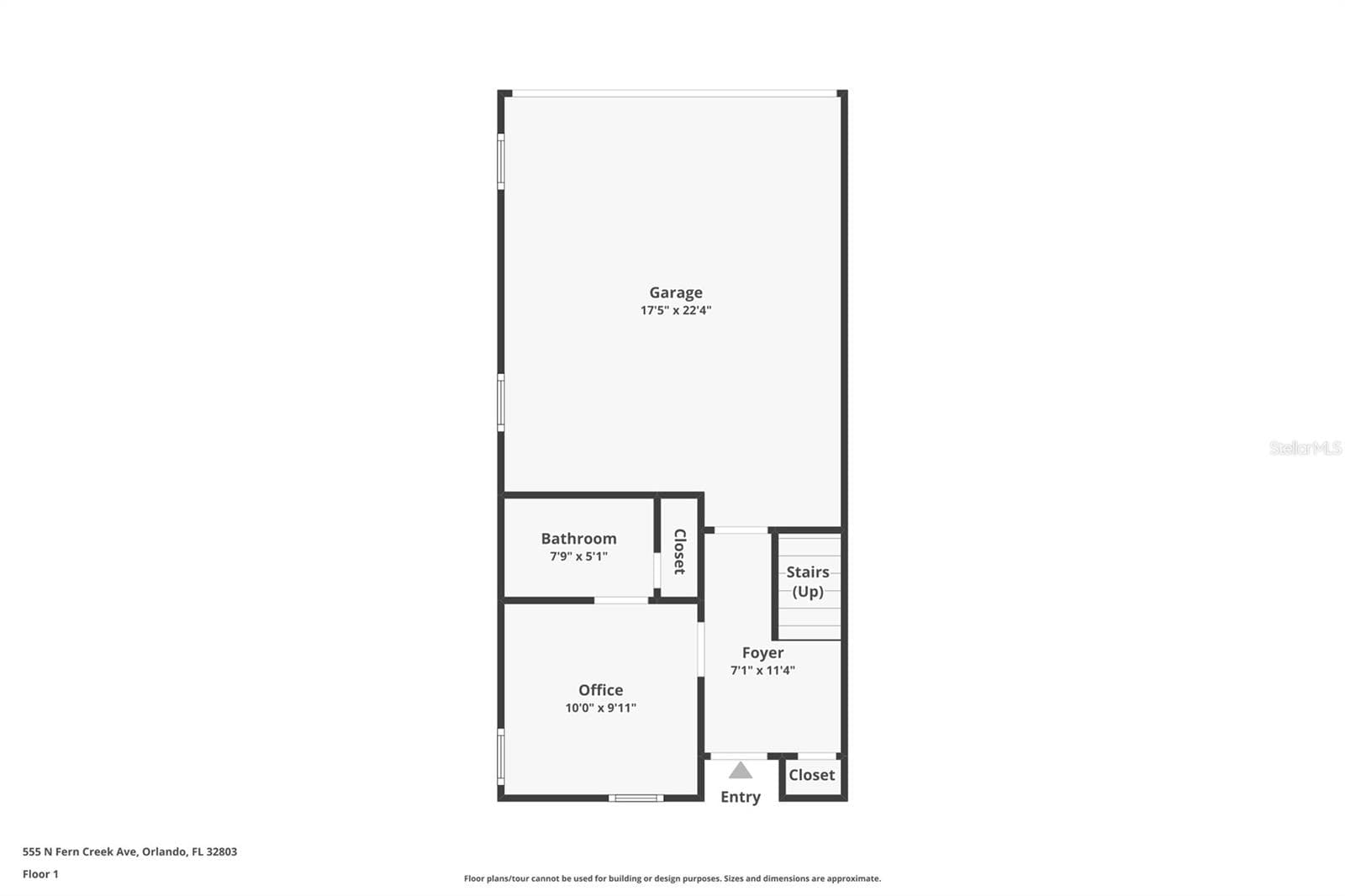 Townhouse at 555 N FERN CREEK AVE #1, ORLANDO, photo 22 of 24