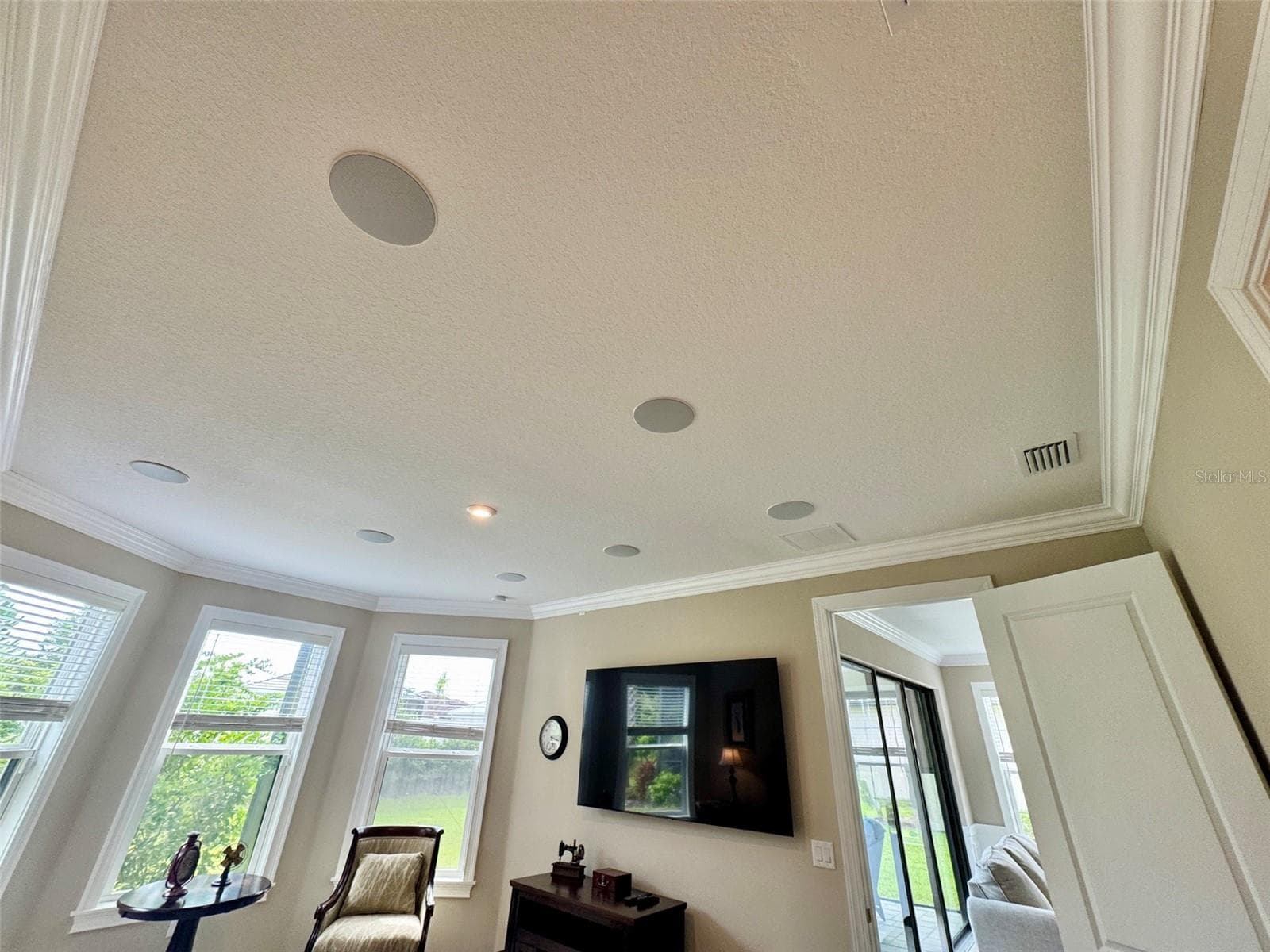 High end surround sound system in the great room - 4344 CAIROLI CT, WESLEY CHAPEL