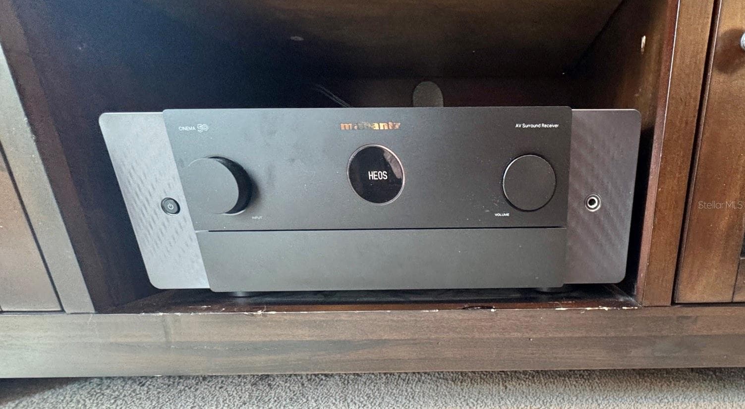 Marantz AV receiver in the great room and the primary bedroom - 4344 CAIROLI CT, WESLEY CHAPEL