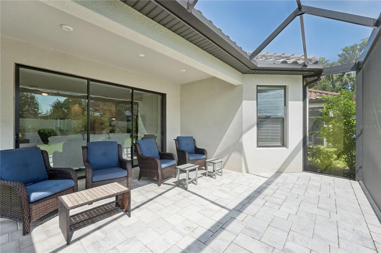 Extended patio - 4344 CAIROLI CT, WESLEY CHAPEL