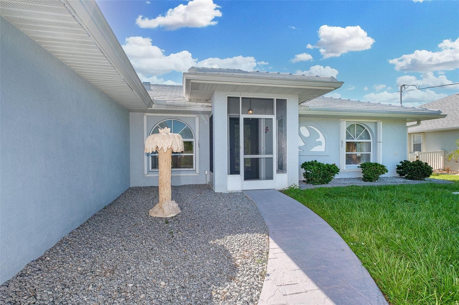 Pretty front walk - 9296 ARRID CIR, PORT CHARLOTTE