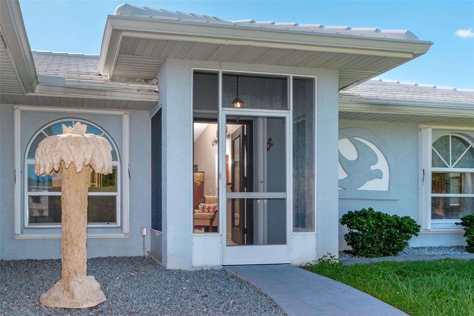 Screened front entry - 9296 ARRID CIR, PORT CHARLOTTE