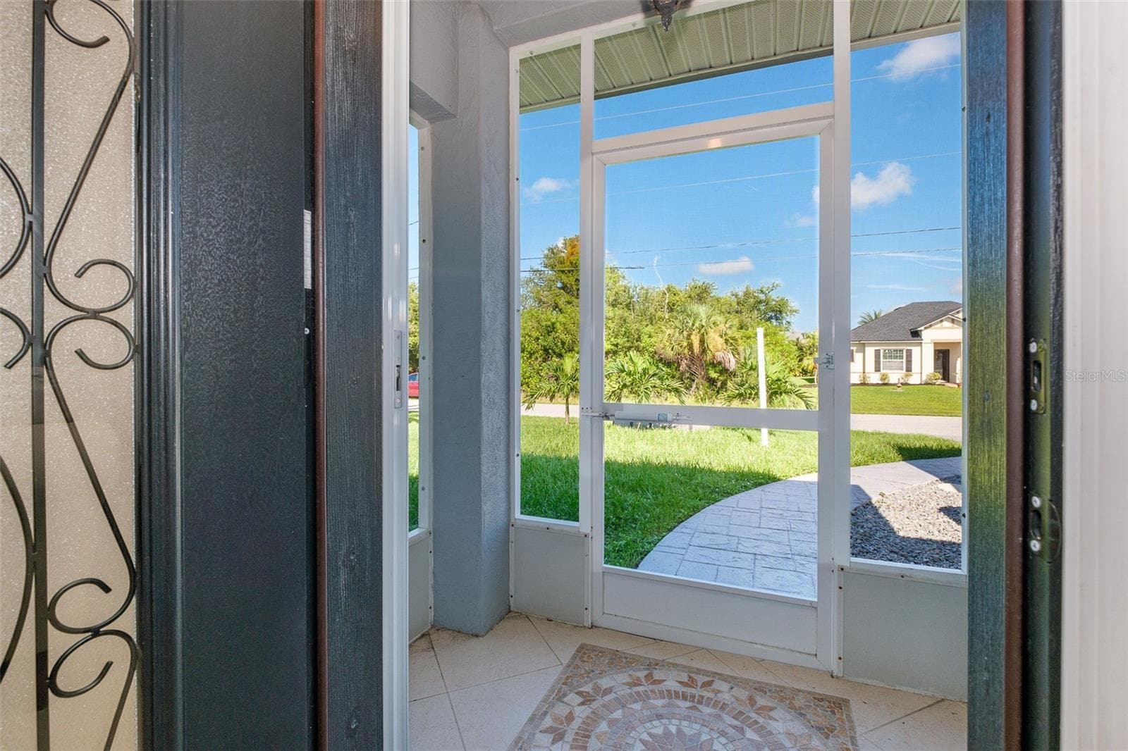 Private front entry - 9296 ARRID CIR, PORT CHARLOTTE