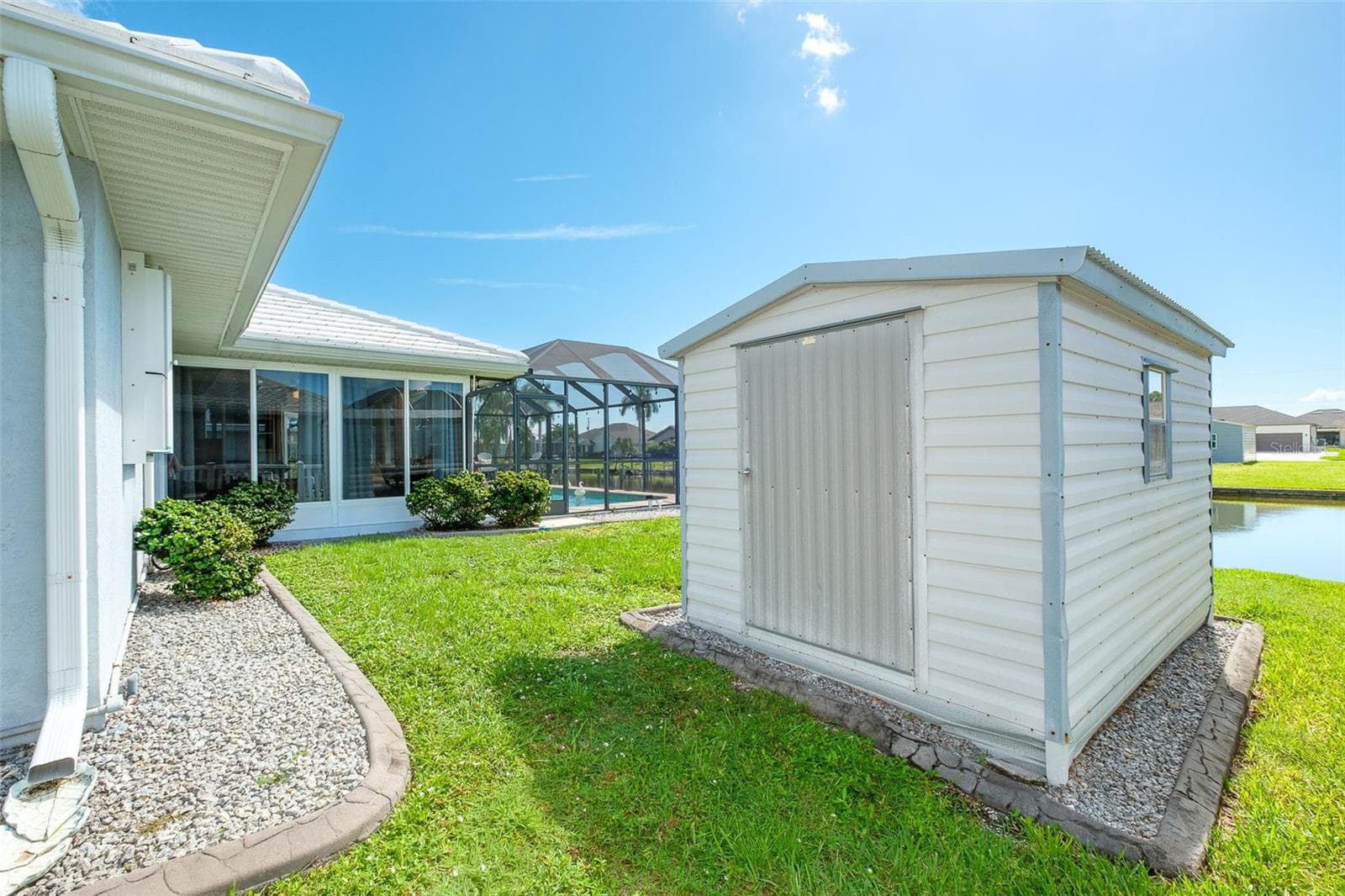 Shed in your backyard for toys! - 9296 ARRID CIR, PORT CHARLOTTE