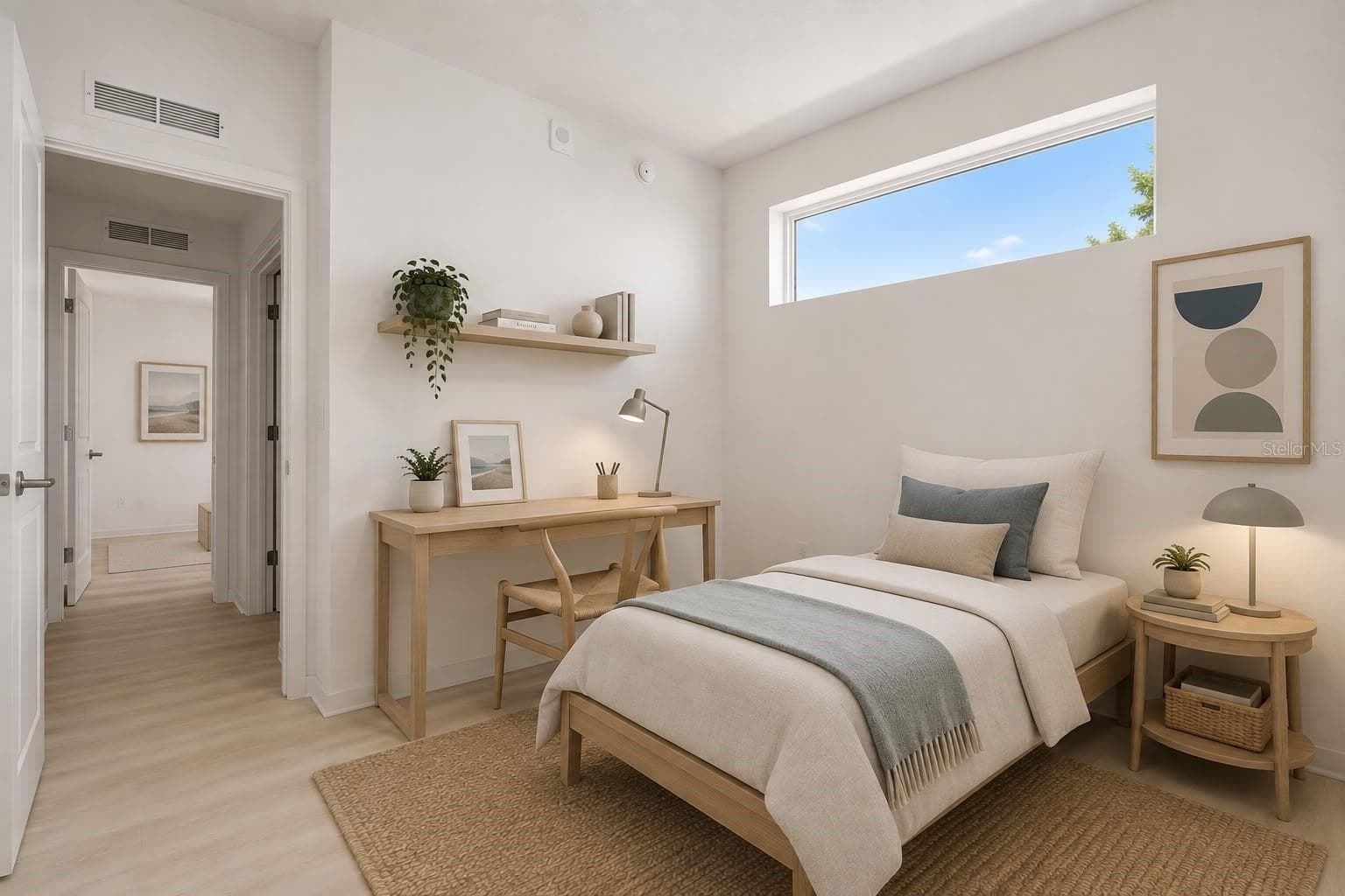 Bedroom 2. virtual staging - 5563 MILLENIA PARK BLVD #401, ORLANDO
