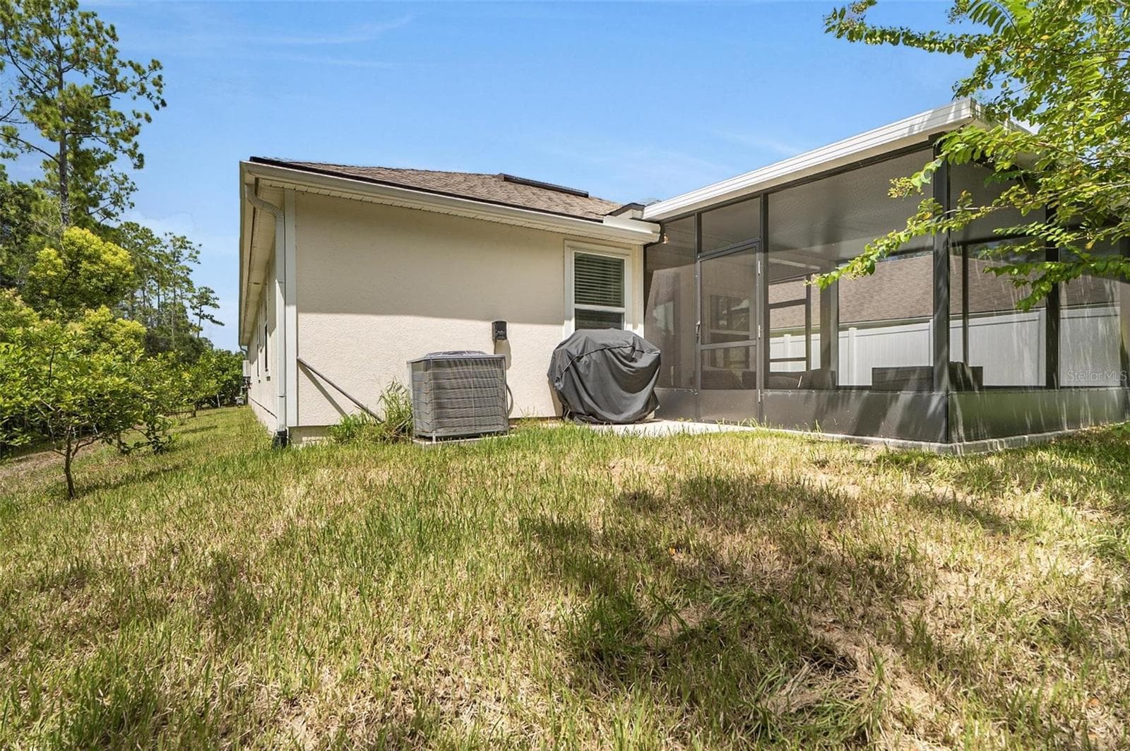 Rear View & Yard - 88 BIRDIE WAY, BUNNELL