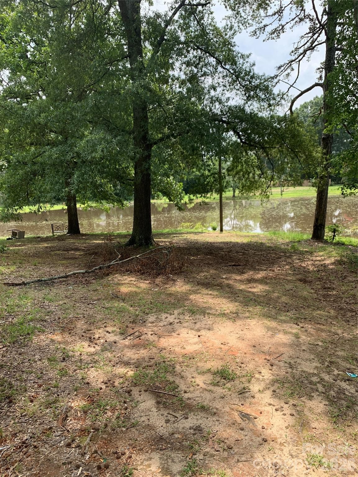 view from north .36 acres facing south - 524 Dawn Circle, Charlotte