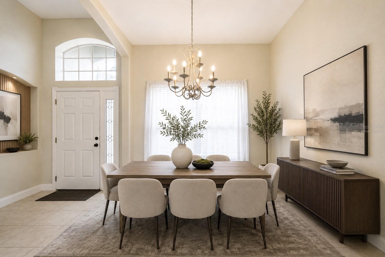 Formal dining room (virtually staged) - 197 BRANDY CREEK CIR SE, PALM BAY