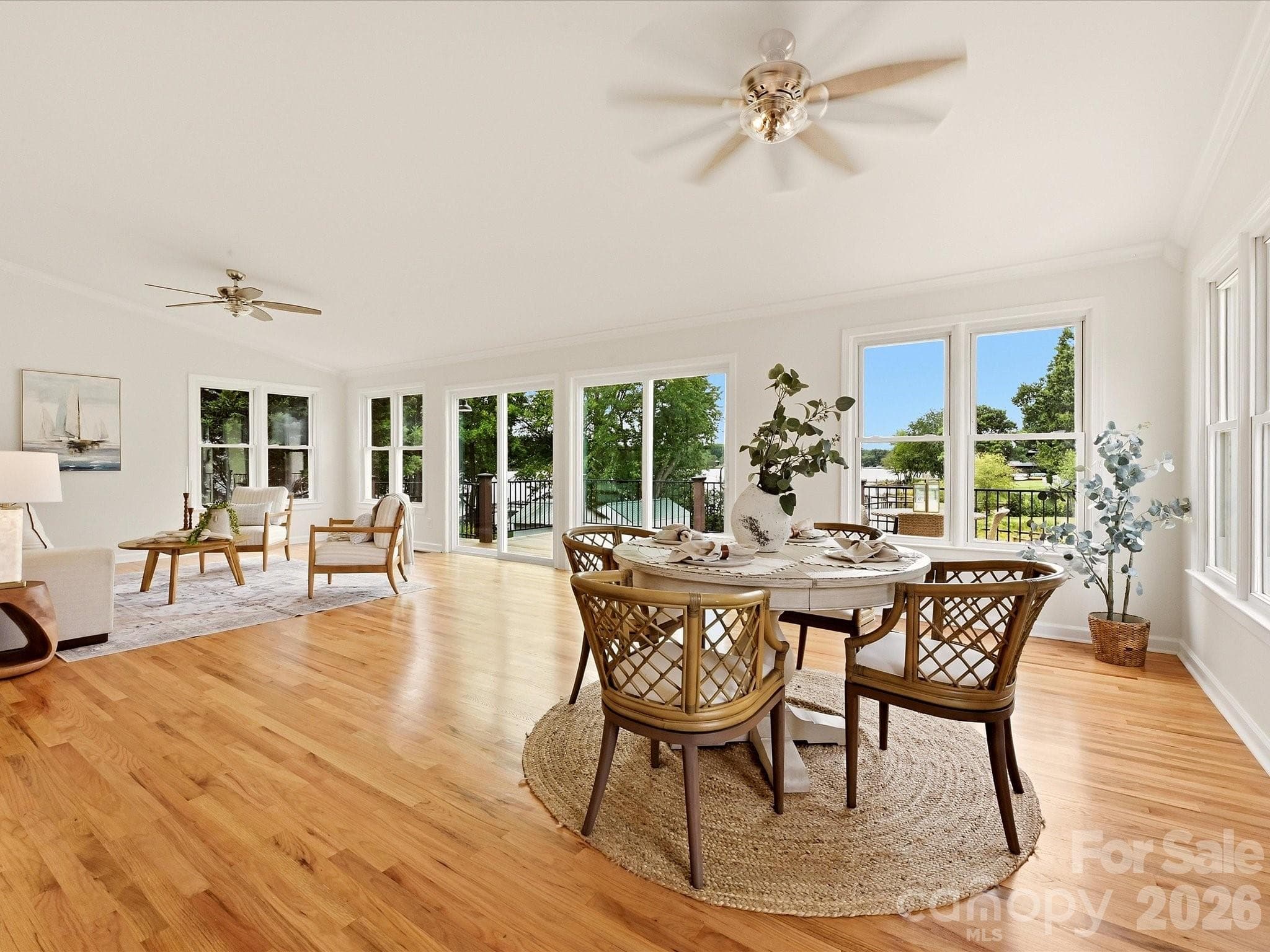 You'll love all the windows and light from dining and great room! - 20845 Lagoona Drive, Cornelius