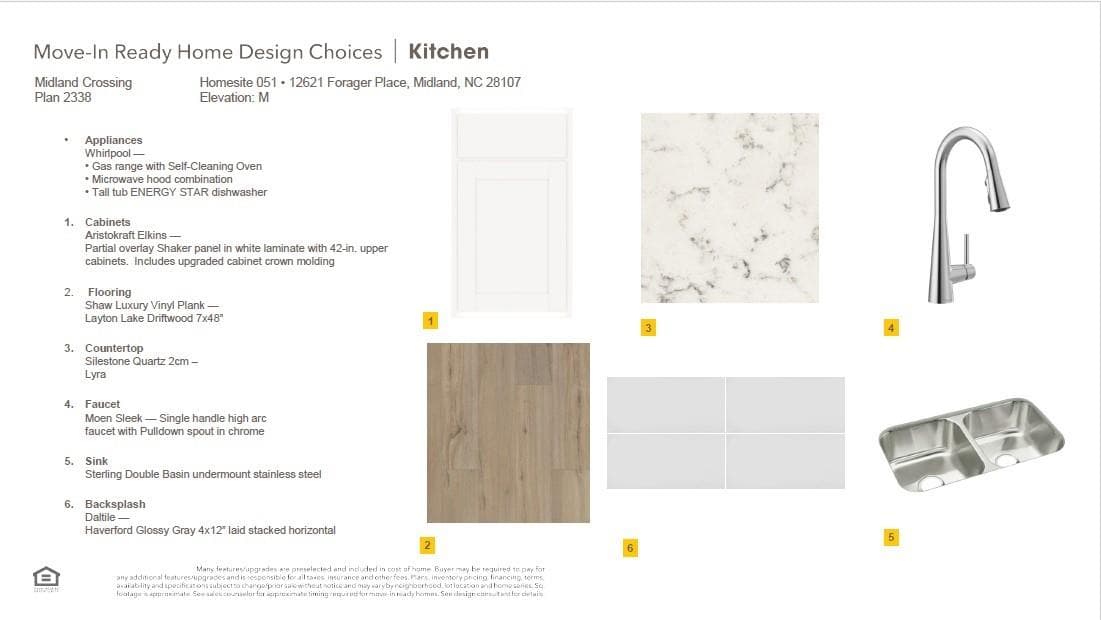 Kitchen Options - 12549 Forager Place, Midland