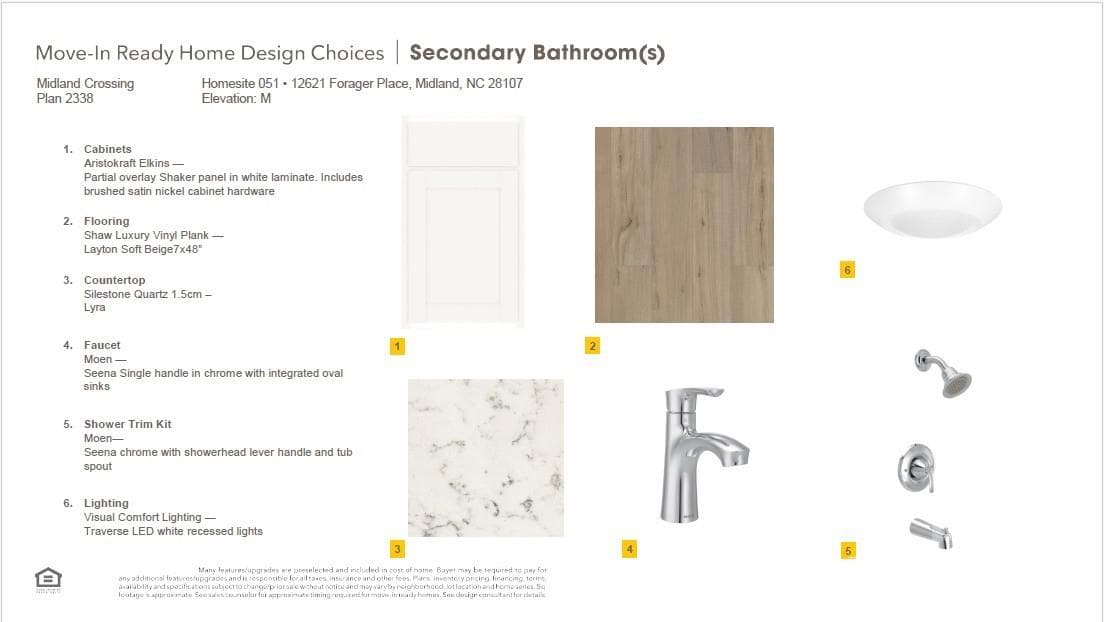 Secondary Bathrooms Options - 12549 Forager Place, Midland