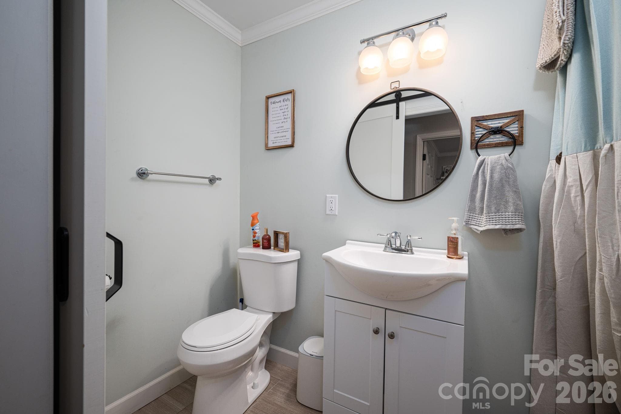 Guest Bathroom with shower - 1718 Woolie Road, Lincolnton