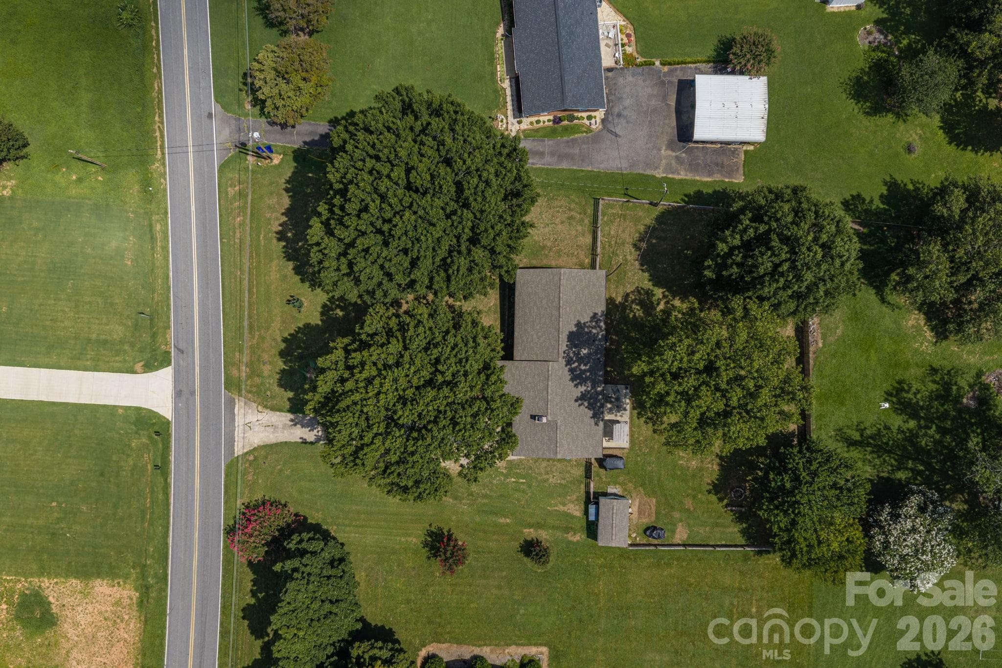 Aerial view - 1718 Woolie Road, Lincolnton