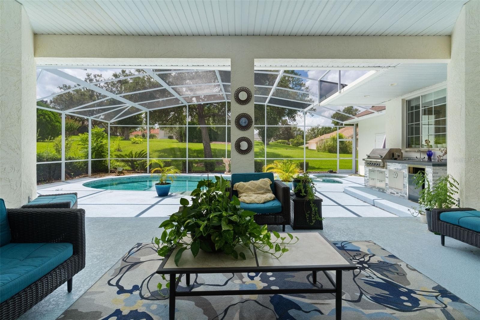Rear Lanai - 39407 TREELINE DR, LADY LAKE