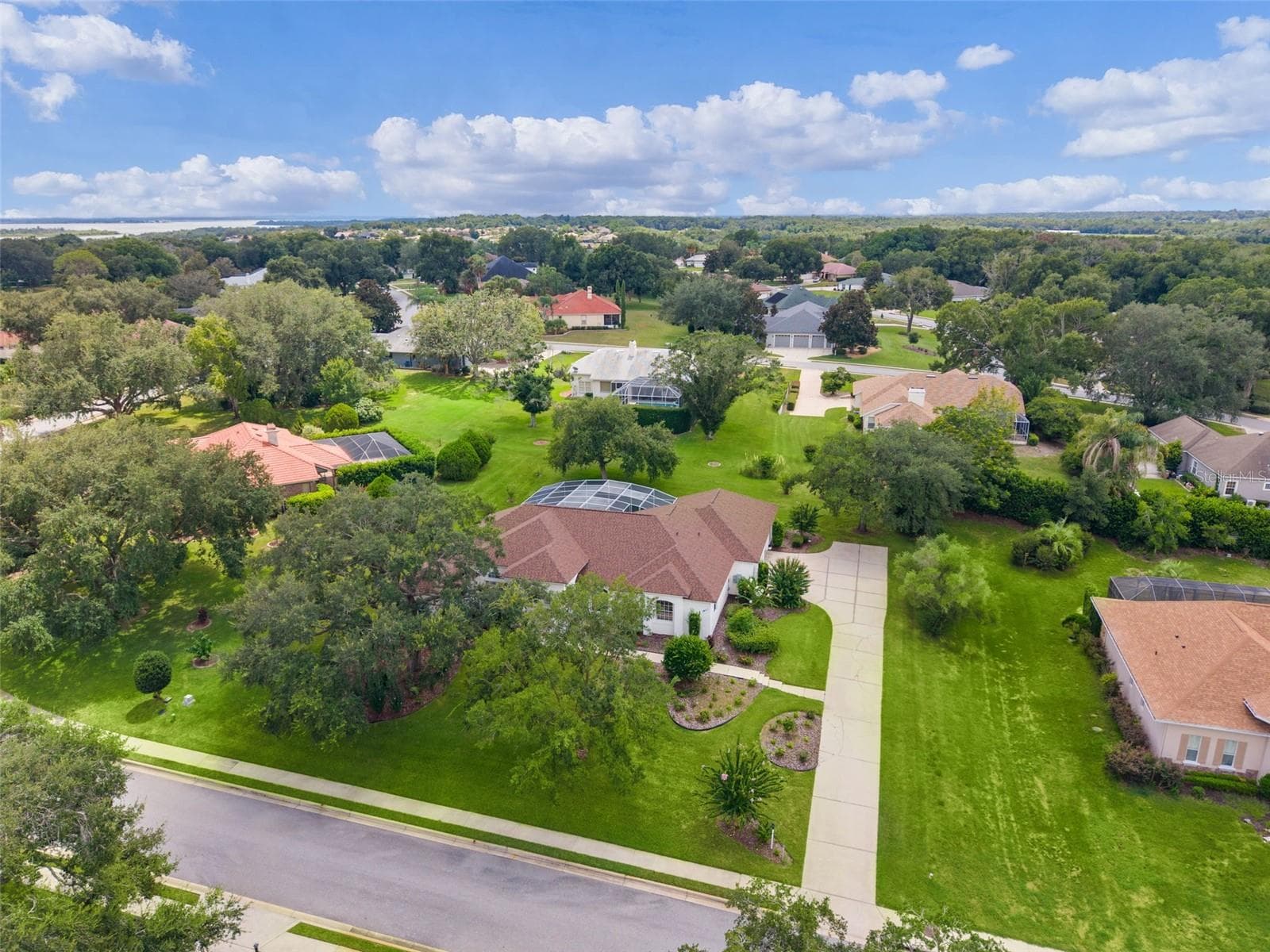Front Overhead - 39407 TREELINE DR, LADY LAKE