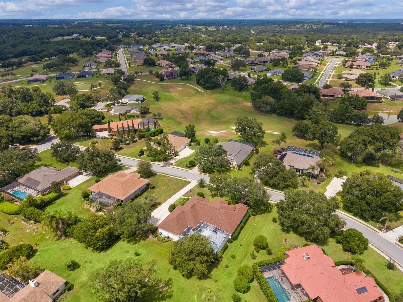 Rear Overhead - 39407 TREELINE DR, LADY LAKE