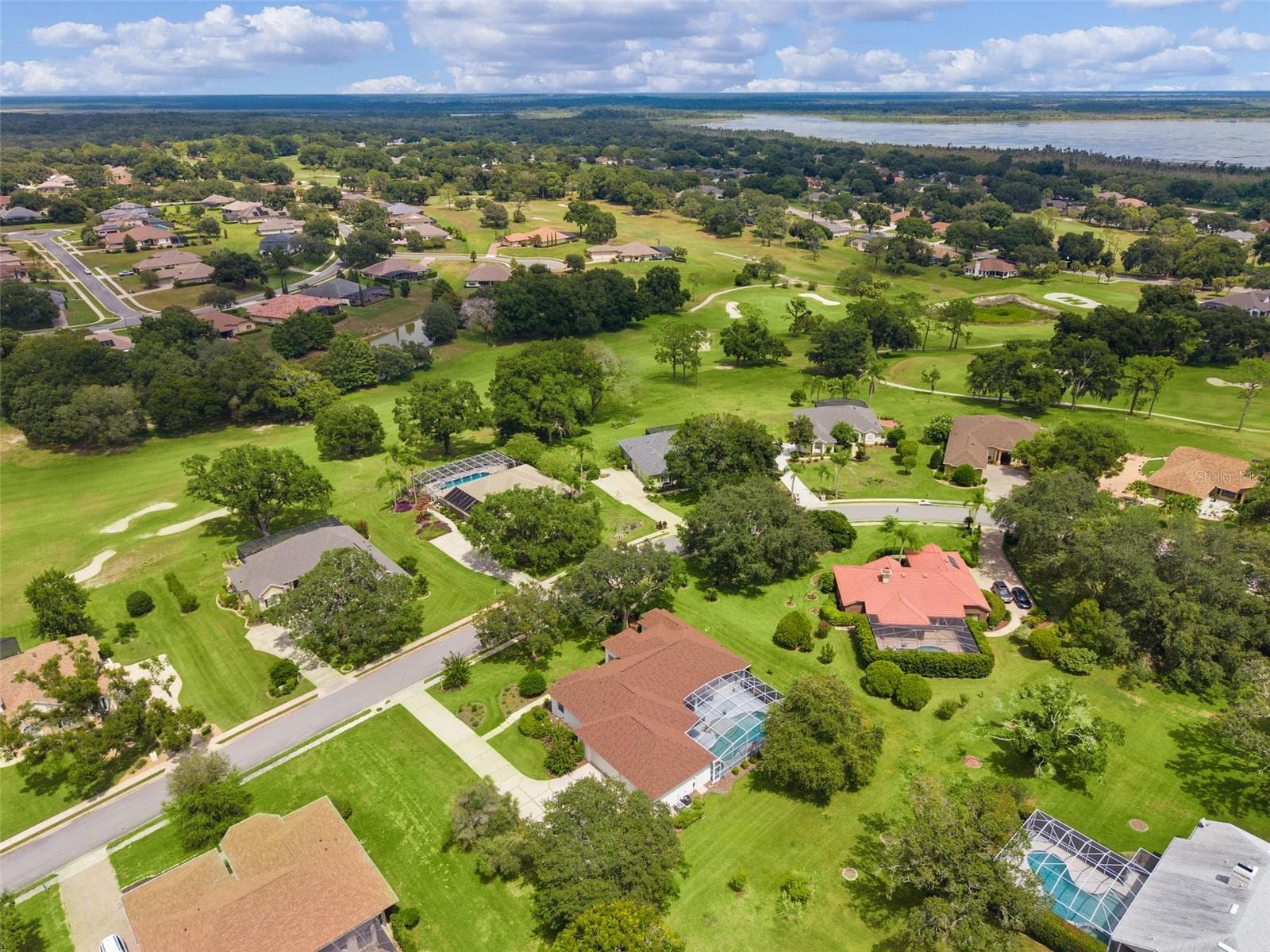 Rear Overhead - 39407 TREELINE DR, LADY LAKE