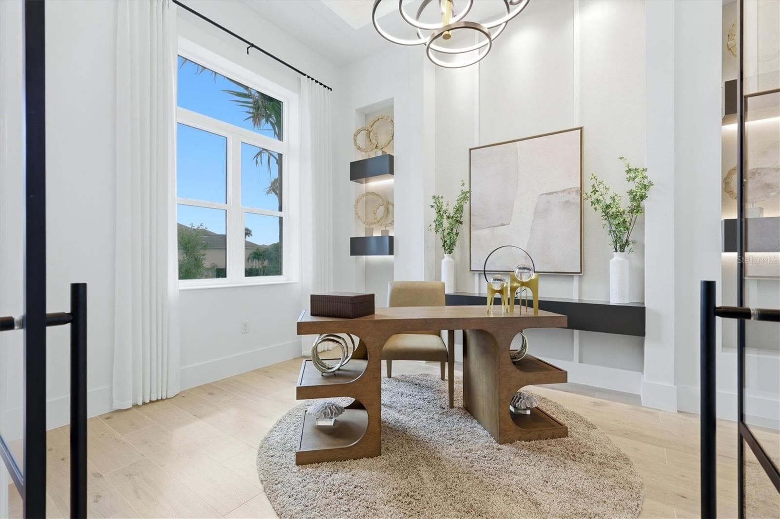 home office with great natural light - 6264 CHAMPIONS ROW ST, BRADENTON