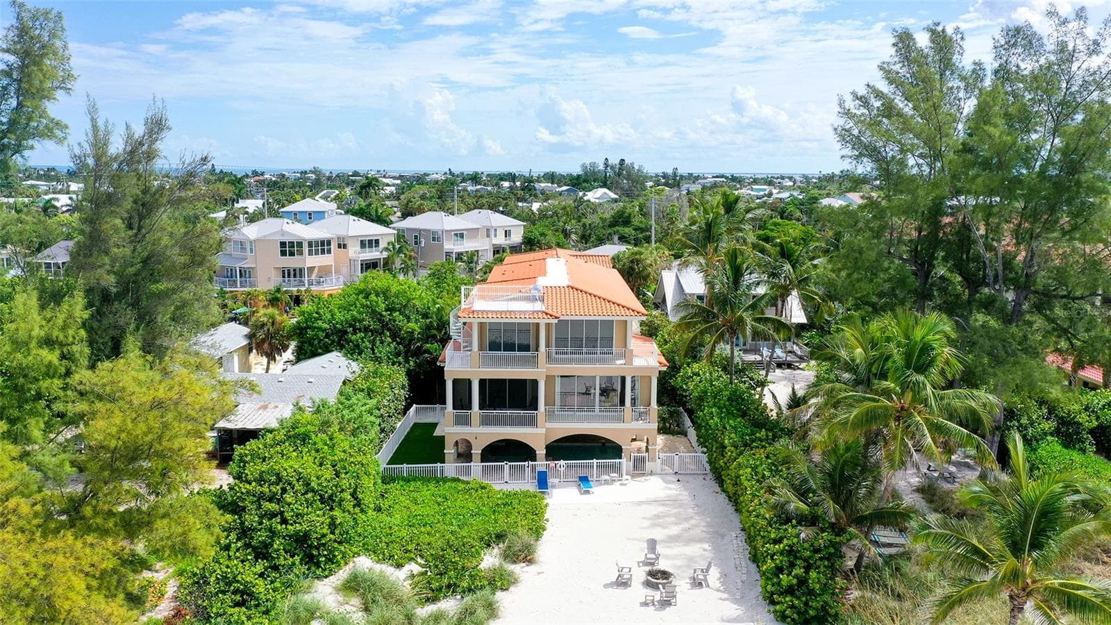 The beach shown is the private beach area for your new home! - 106 74TH ST #100, HOLMES BEACH