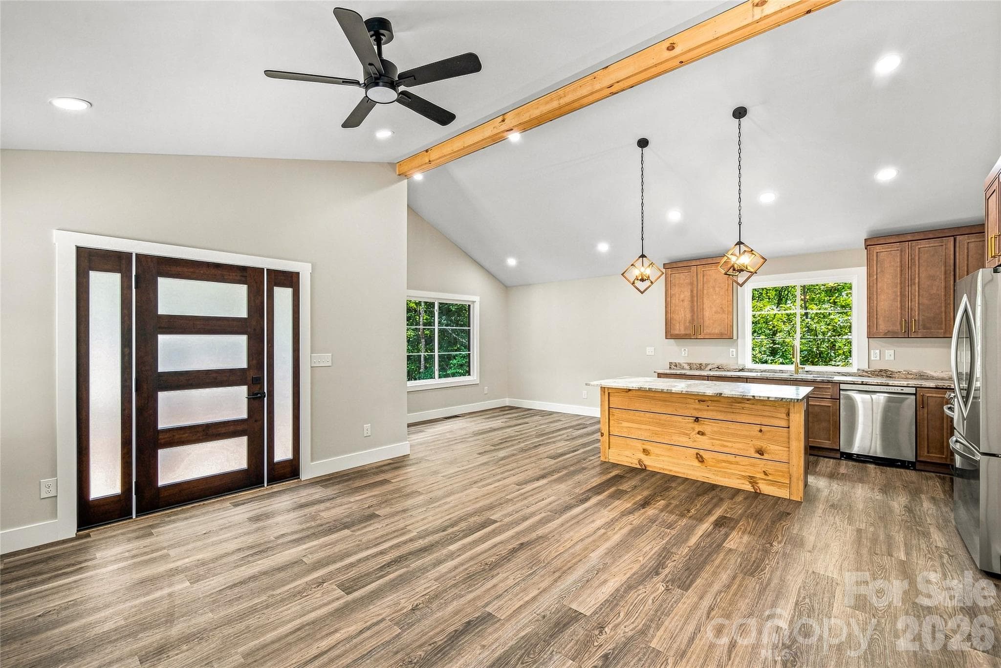 Open main-level living space - 60 Catatoga Trail, Marion