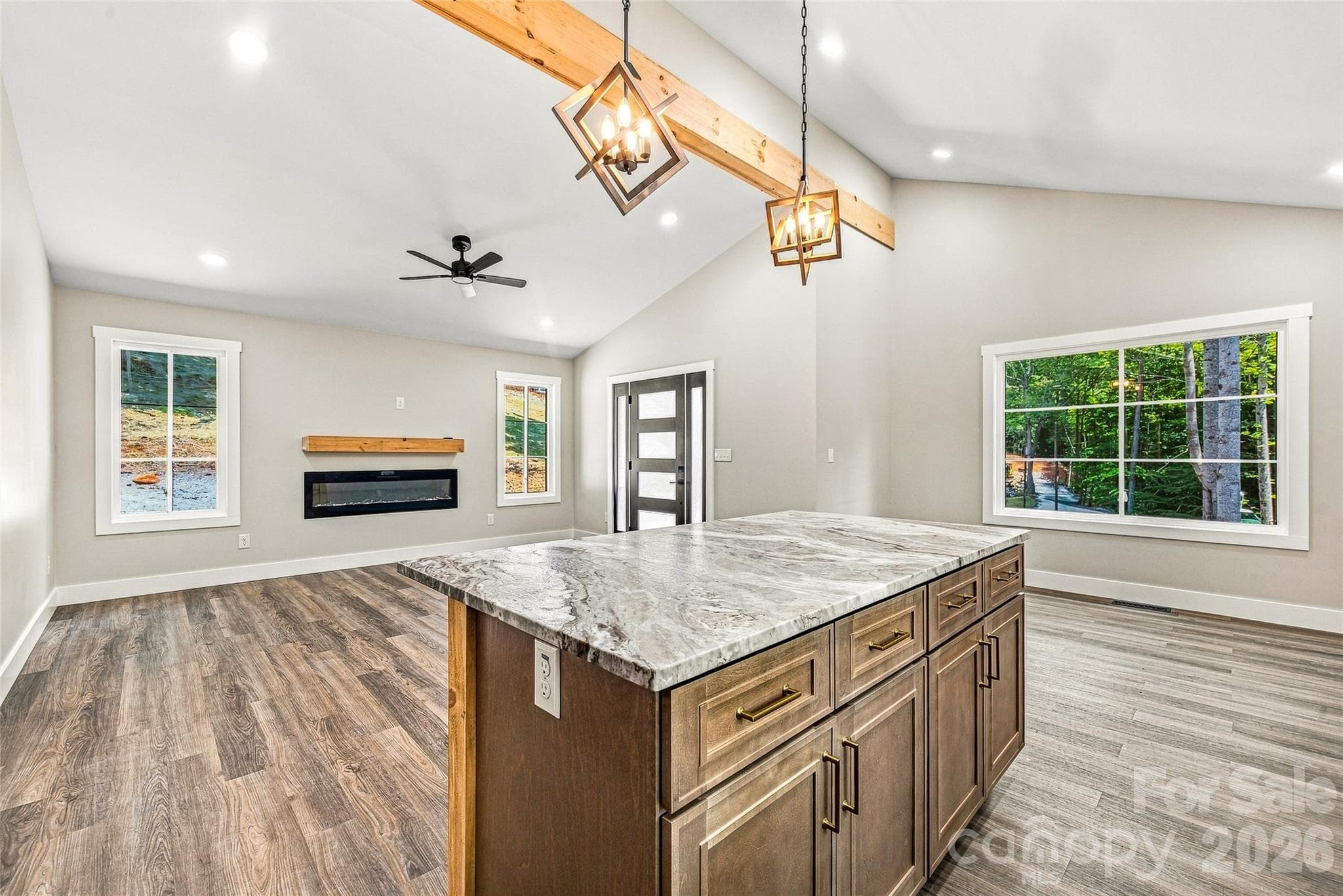 Kitchen with expansive island - 60 Catatoga Trail, Marion