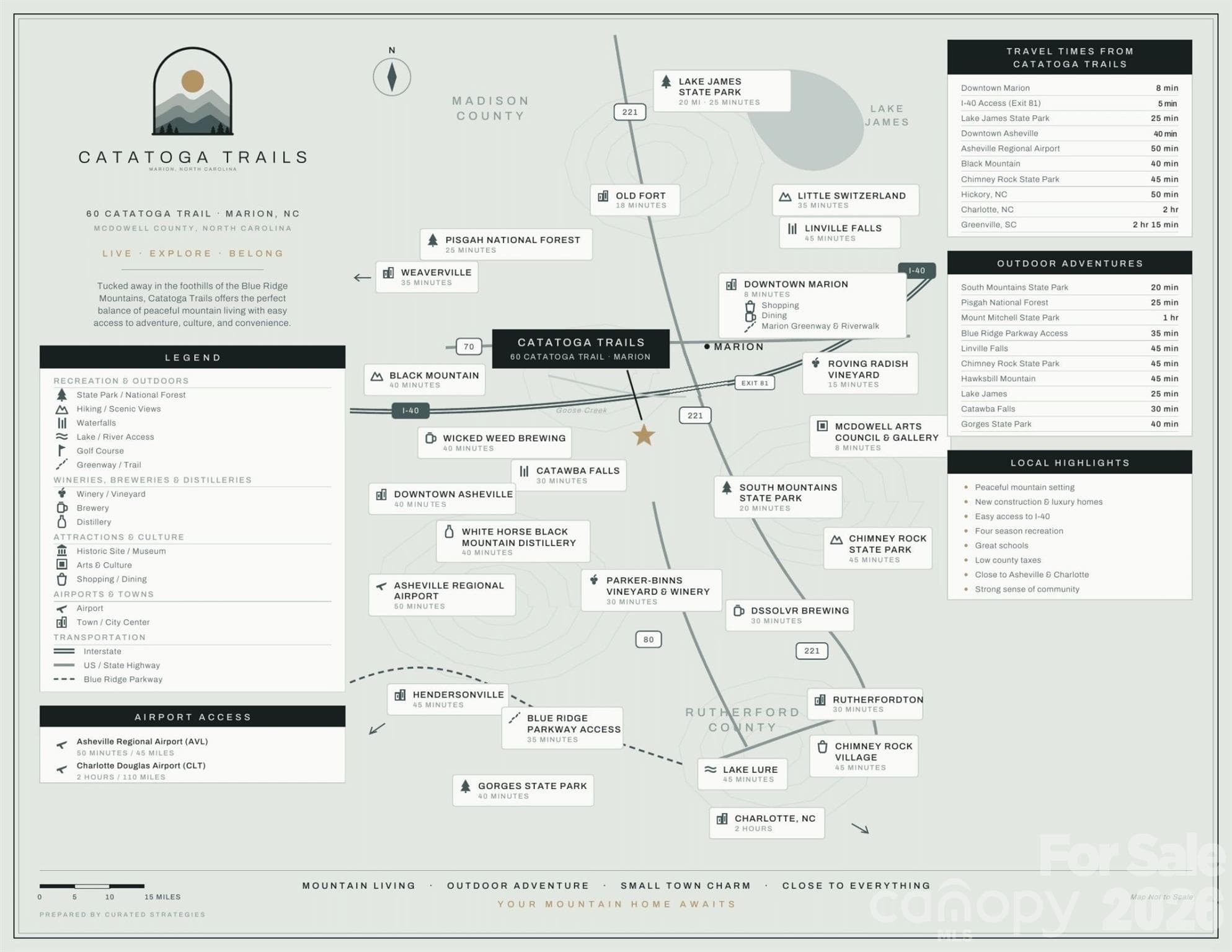 Explore the area around Catatoga Trails - 60 Catatoga Trail, Marion