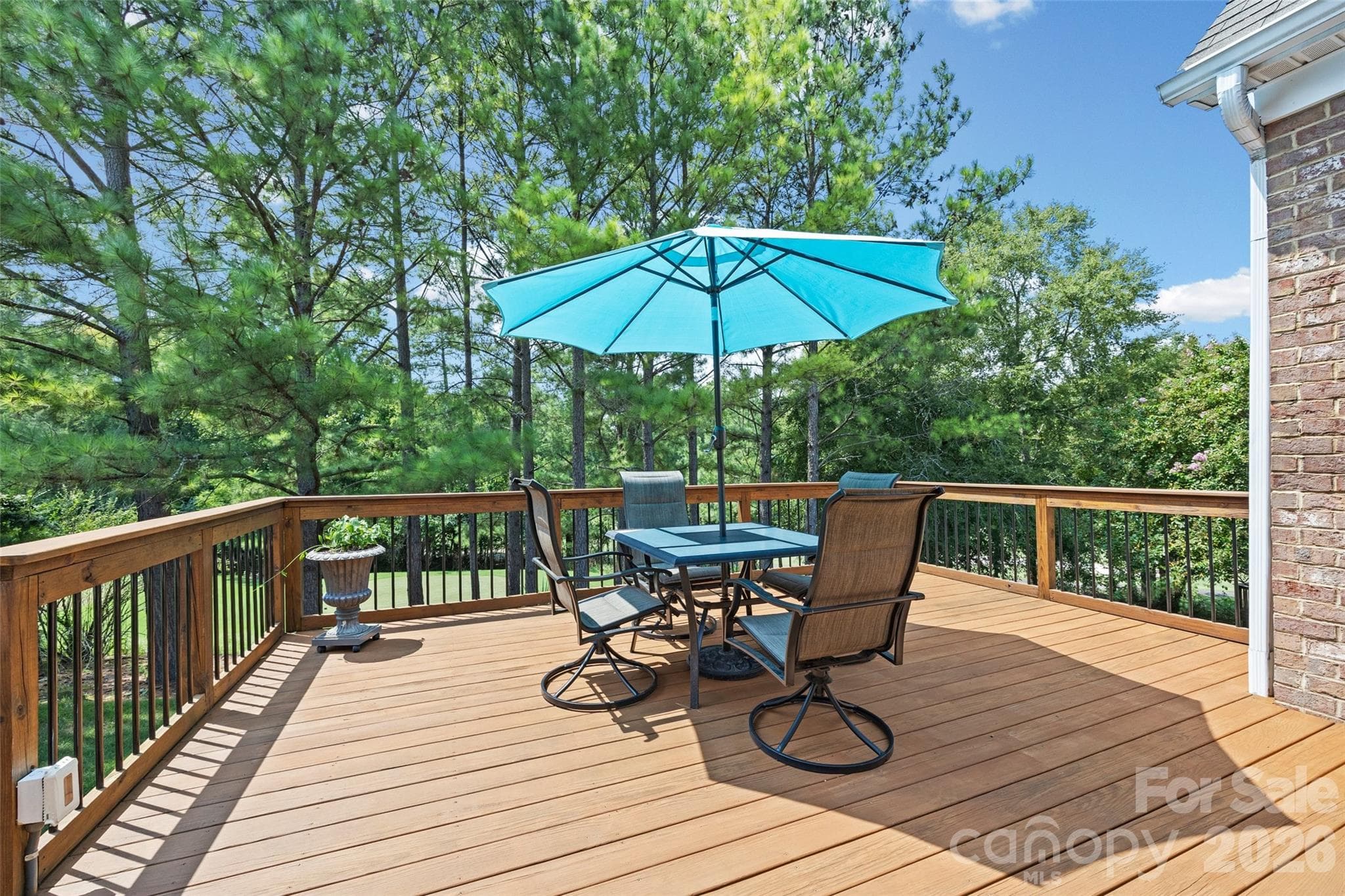 Walk from the Sunroom onto the huge deck with amazing views of the golf course - 771 Cherry Hills Place, Rock Hill