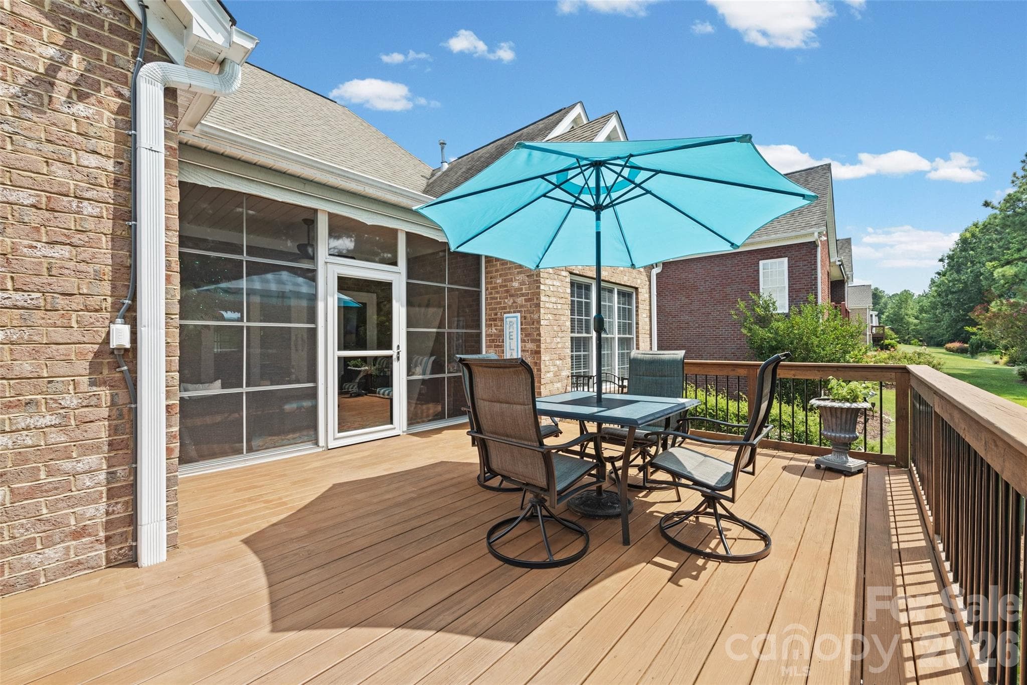 Freshly stained deck. Enjoy relaxing up here after a long day. - 771 Cherry Hills Place, Rock Hill