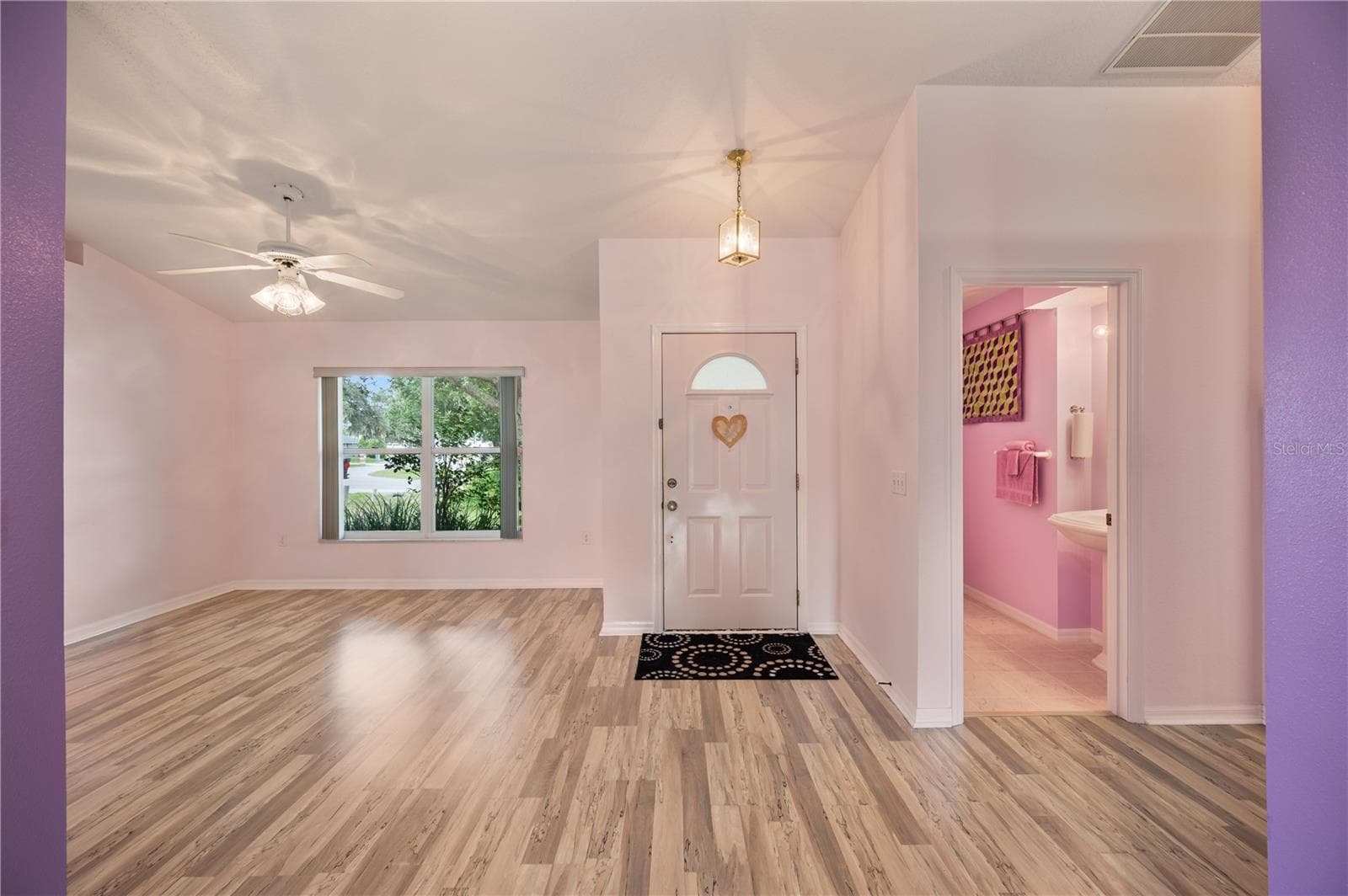 Front Entry, to the left is the "dining area" or living Room - 1660 GAMEWELL TRL, LAKELAND