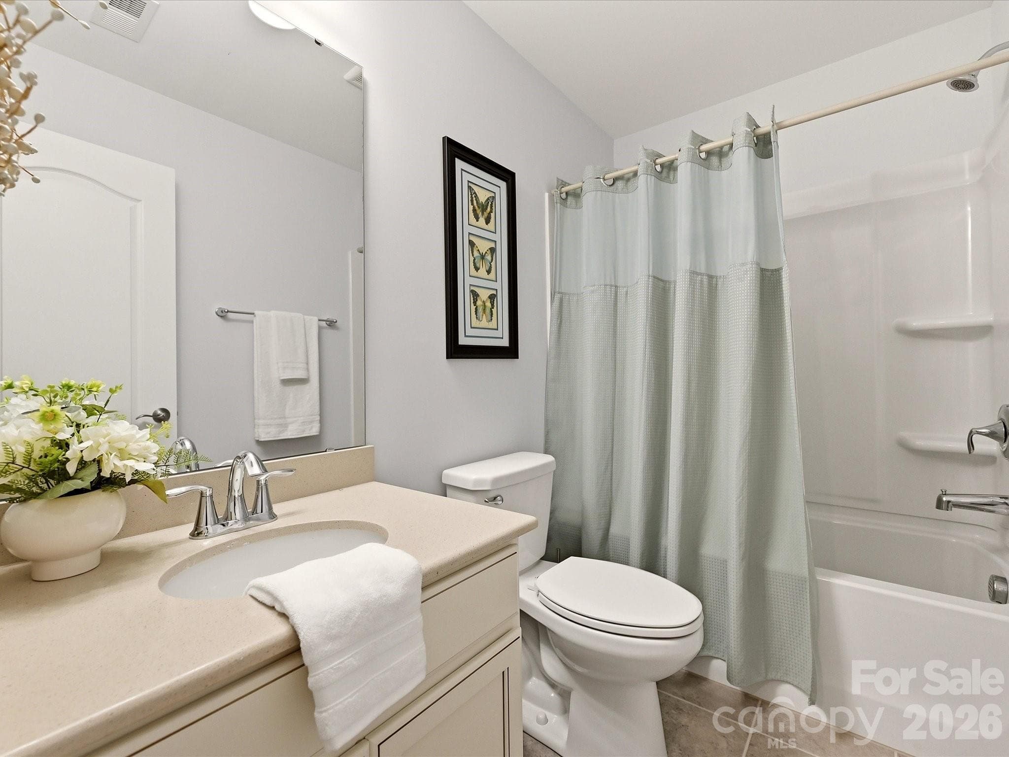 Full Bath 3 all original counters and flooring - 5060 Big Bend Drive, Lancaster