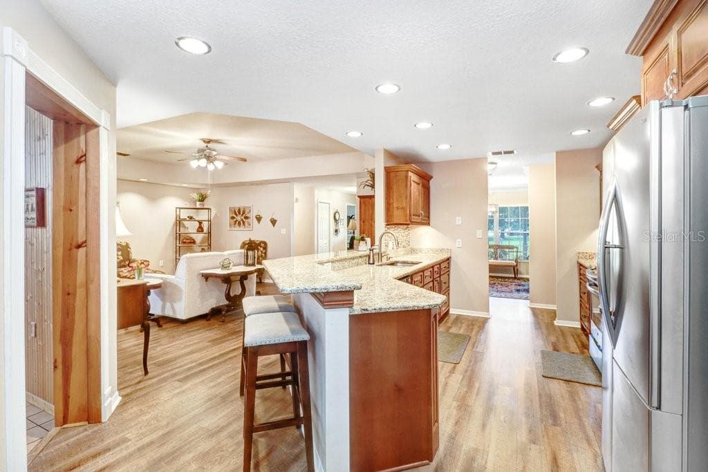 Kitchen into the Family Room - 13221 TOM GALLAGHER RD, DOVER