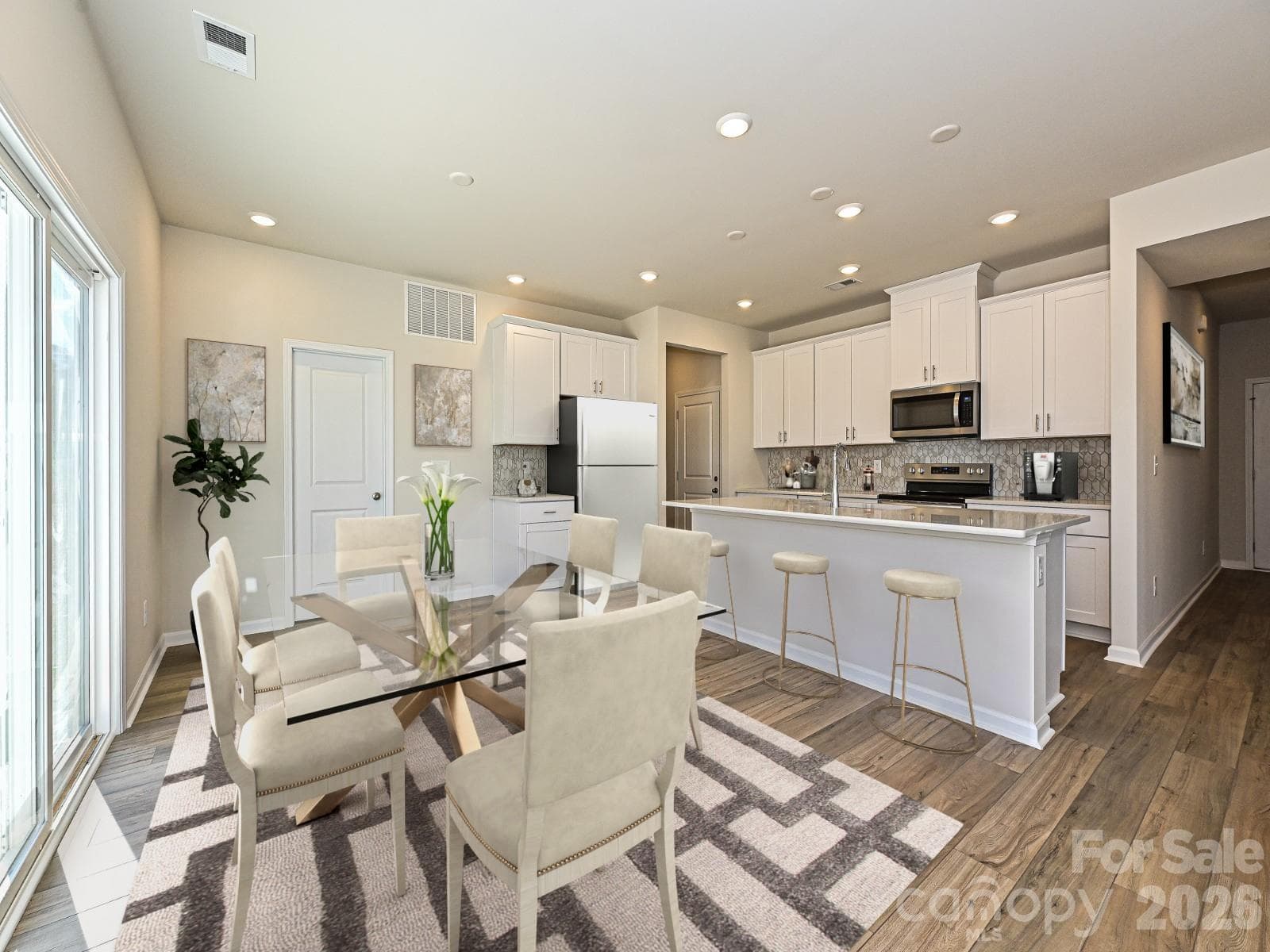 Photo is not of the actual home, but is an inspirational photo of builder’s model home and may depict options, furnishings, and/or decorator features that are not included. - 1601 Harper Landing Boulevard, Stanley