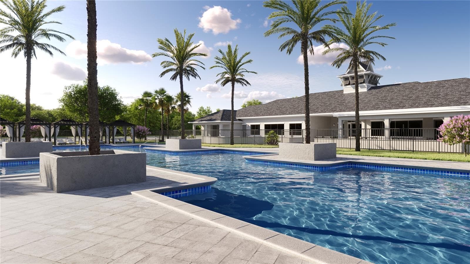 Resort Style Pool Rendering - 4404 SW 82ND LOOP, OCALA