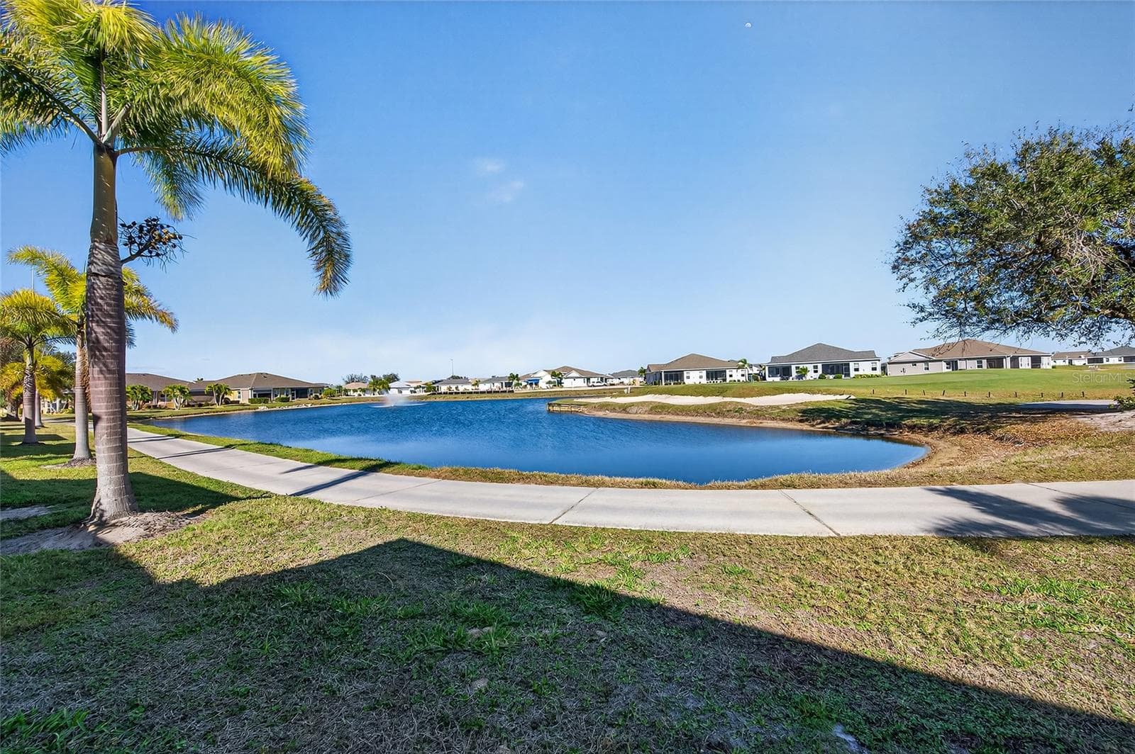Golf course Hole 1 Green and pond! - 24313 WESTGATE BLVD, PORT CHARLOTTE