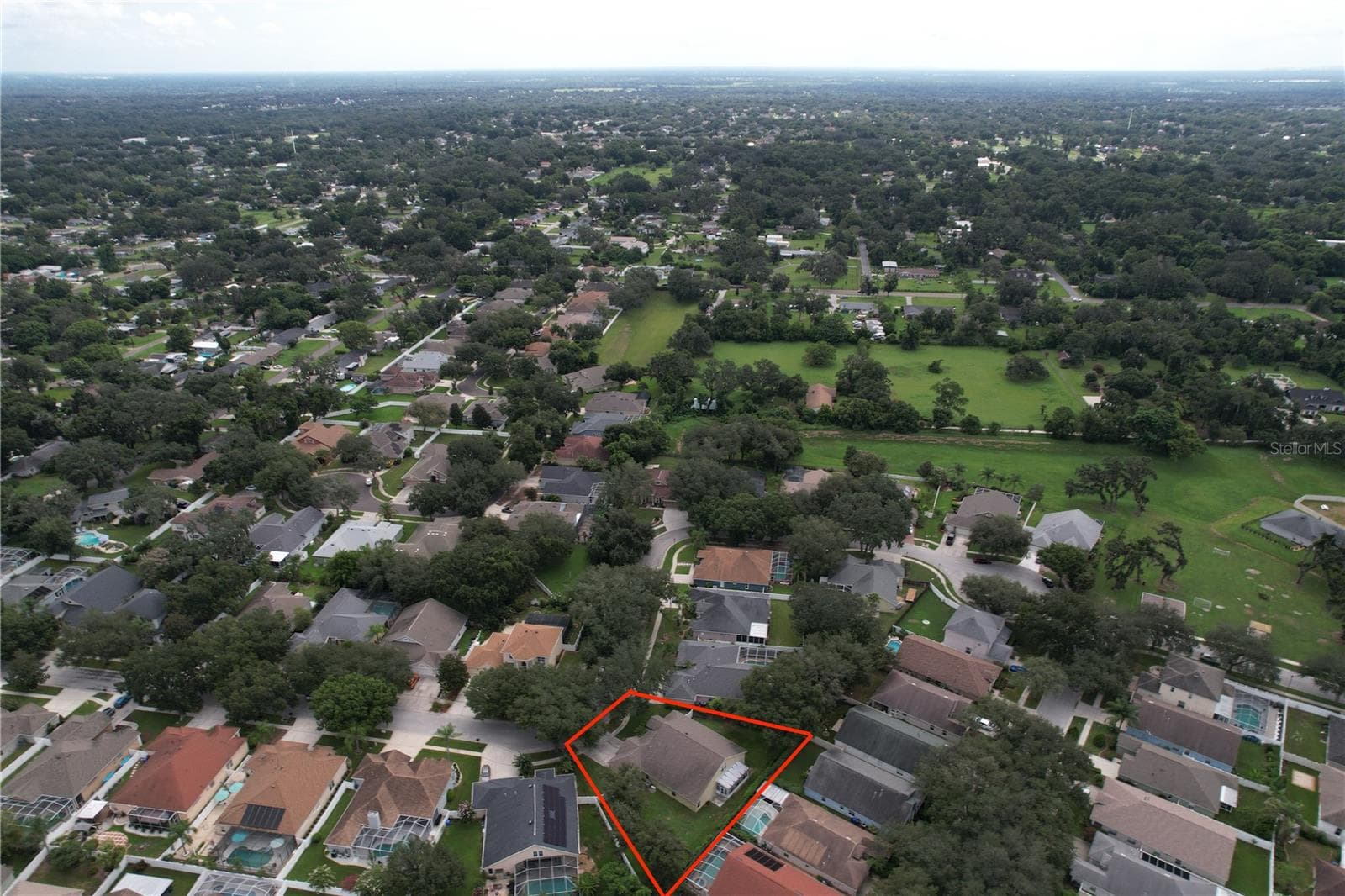 Ariel View - 1124 SPLIT SILK ST, VALRICO